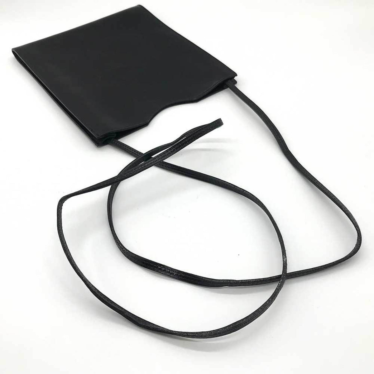 Hermes Onimaitou Black Box Calf Leather Pochette Shoulder Bag (Pre-Owned)