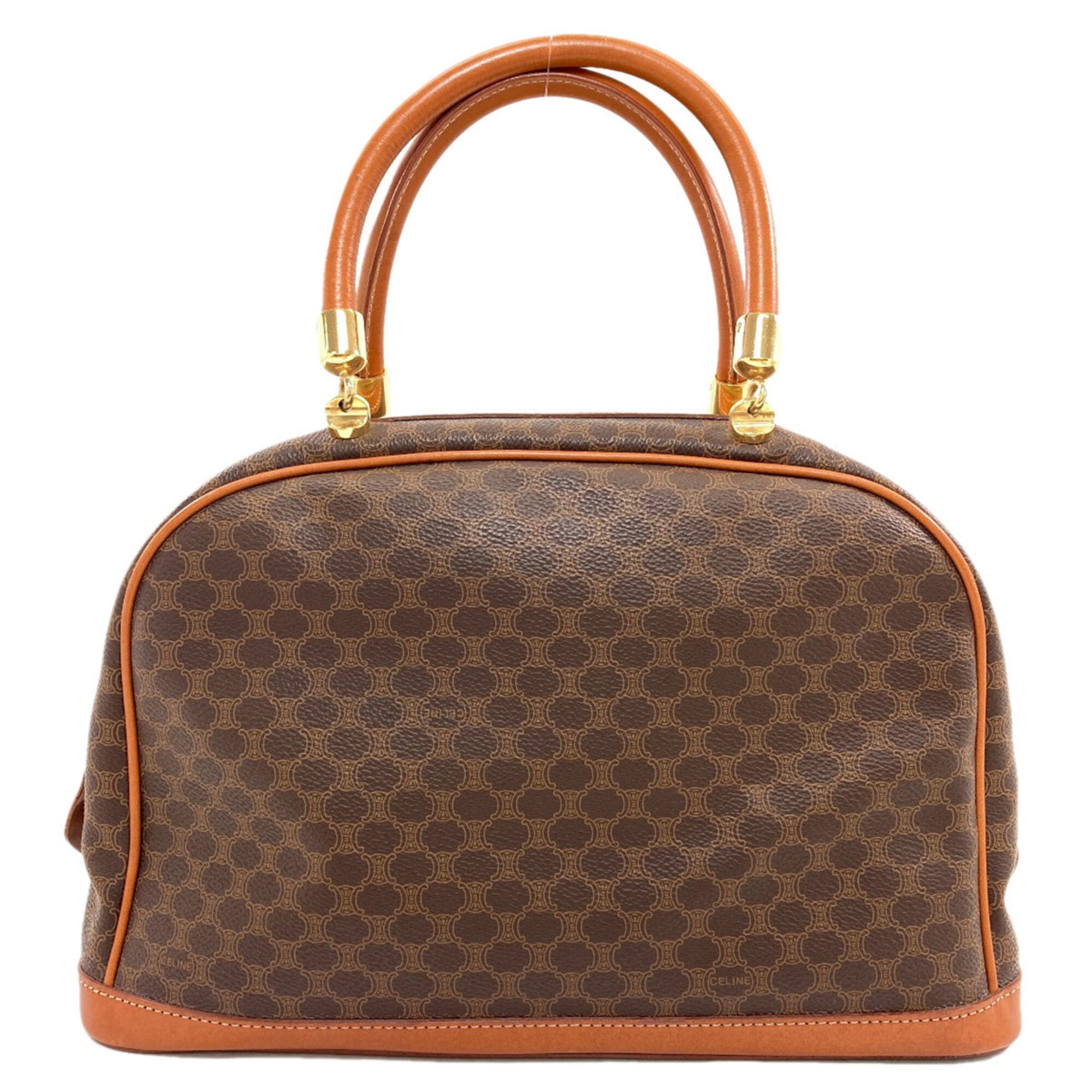 Celine Brown Pvc Leather Handbag (Pre-Owned)