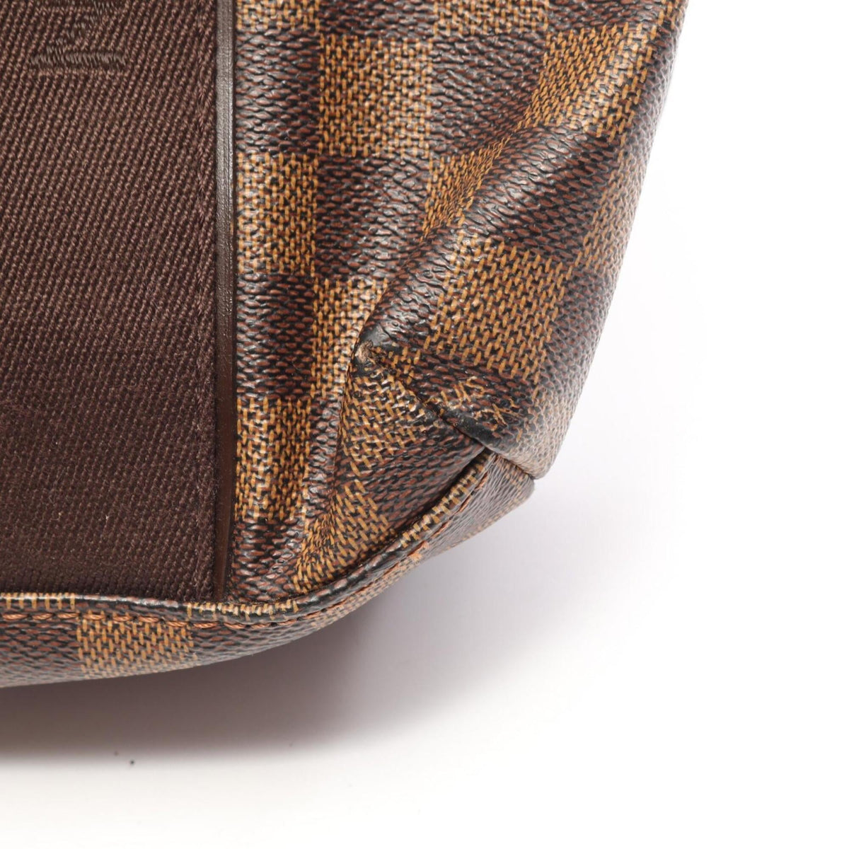 Louis Vuitton Brown Damier Canvas Ebene Coated Canvas Leather Handbag Tote Bag (Pre-Owned)
