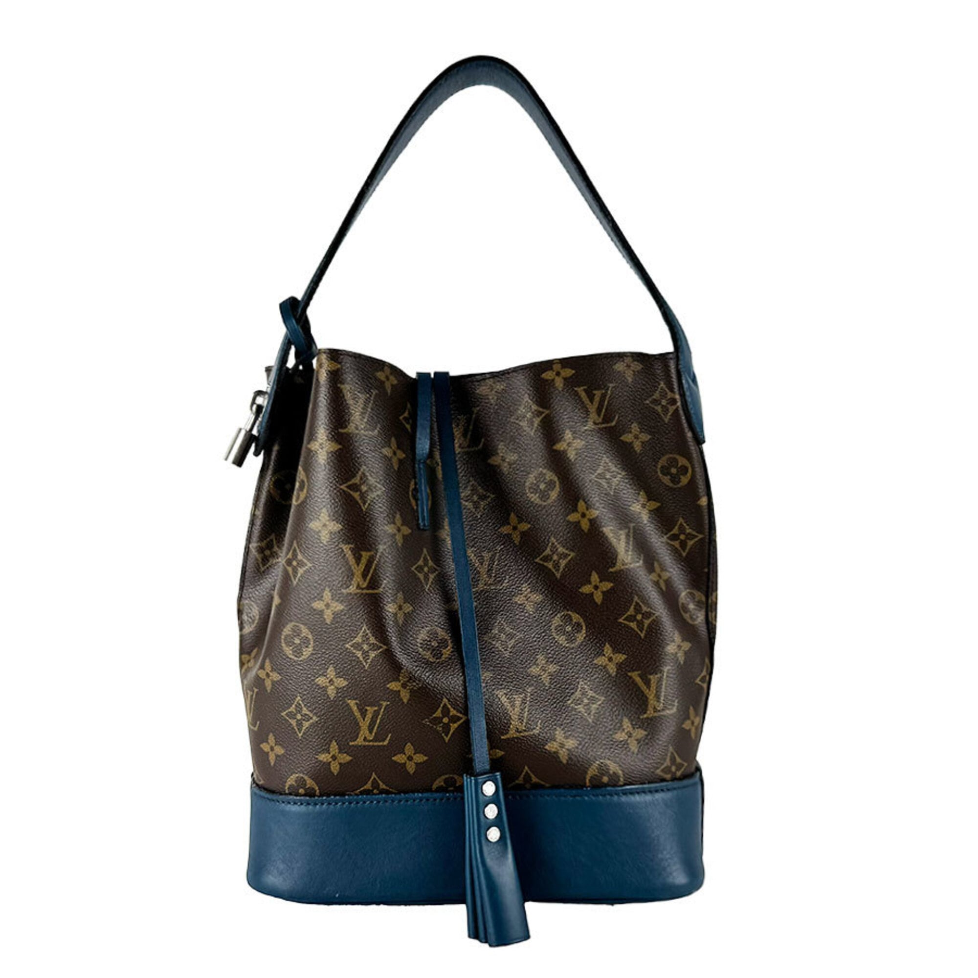 Louis Vuitton Brown Green Monogram Monogram Handbag (Pre-Owned)