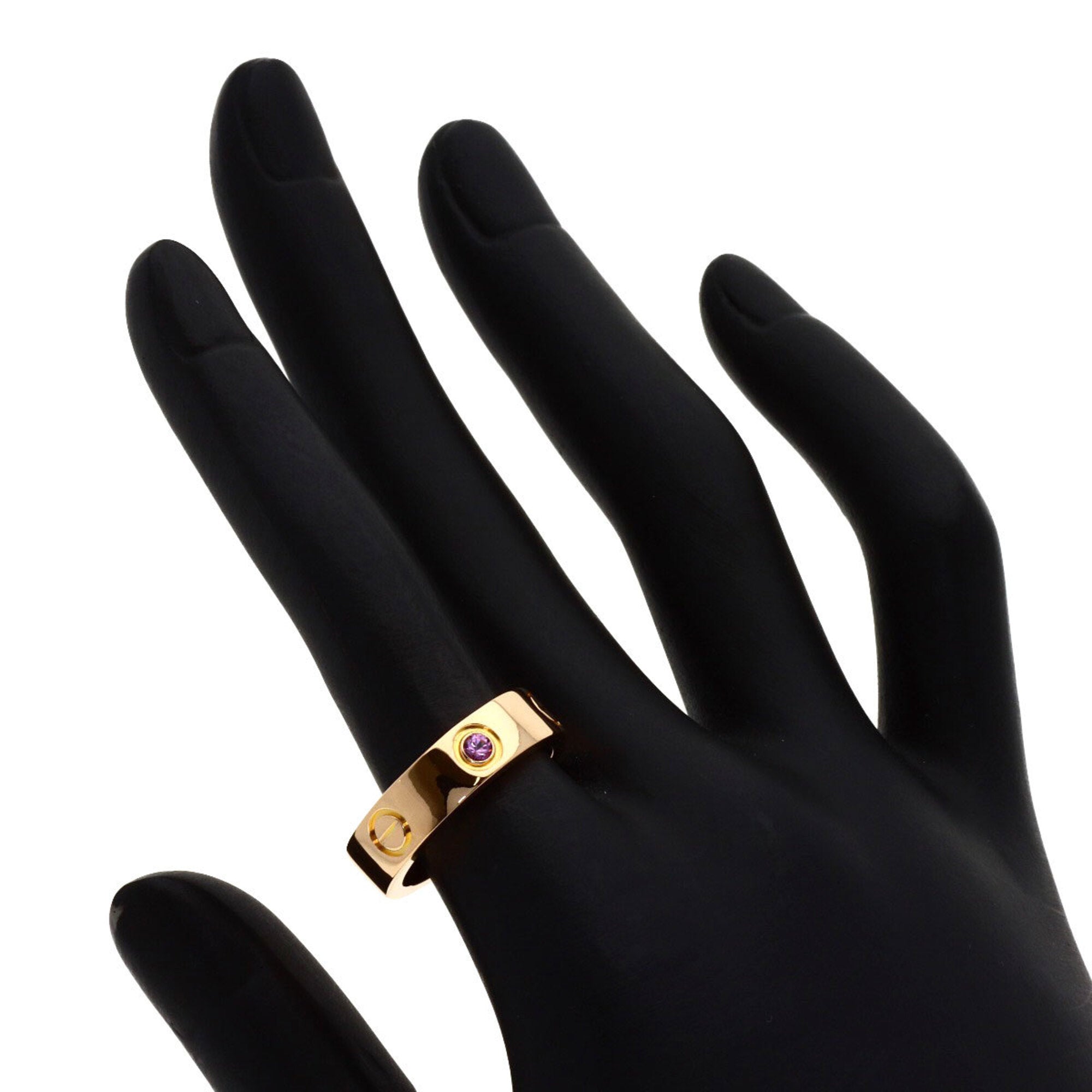 Cartier Love Pink Gold (18K) Band Ring (Pre-Owned)