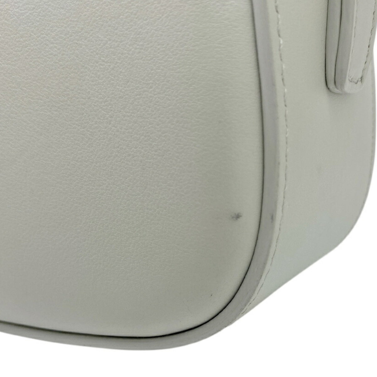 Celine Light Gray Leather Handbag (Pre-Owned)