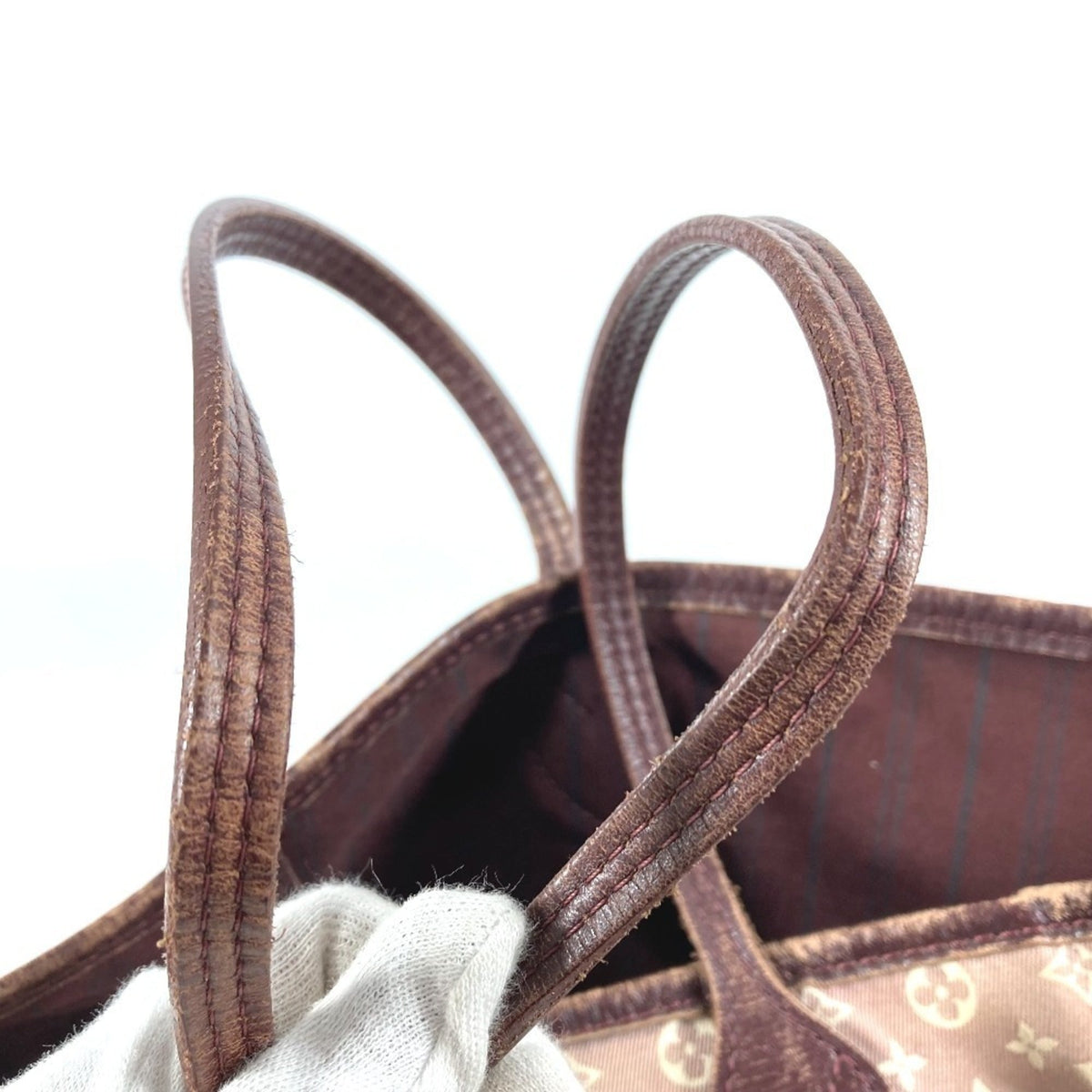 Louis Vuitton Monogram Idylle Red Color Sepia Monogram Idylle Shoulder Bag Tote Bag (Pre-Owned)