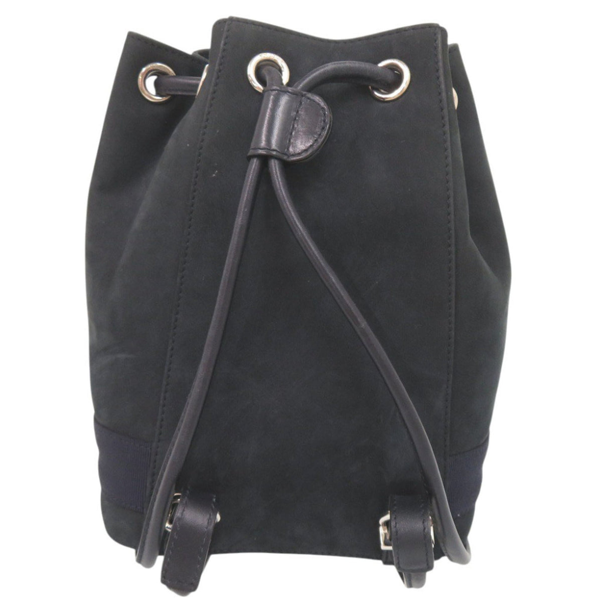 Salvatore Ferragamo Navy Suede Shoulder Bag (Pre-Owned)