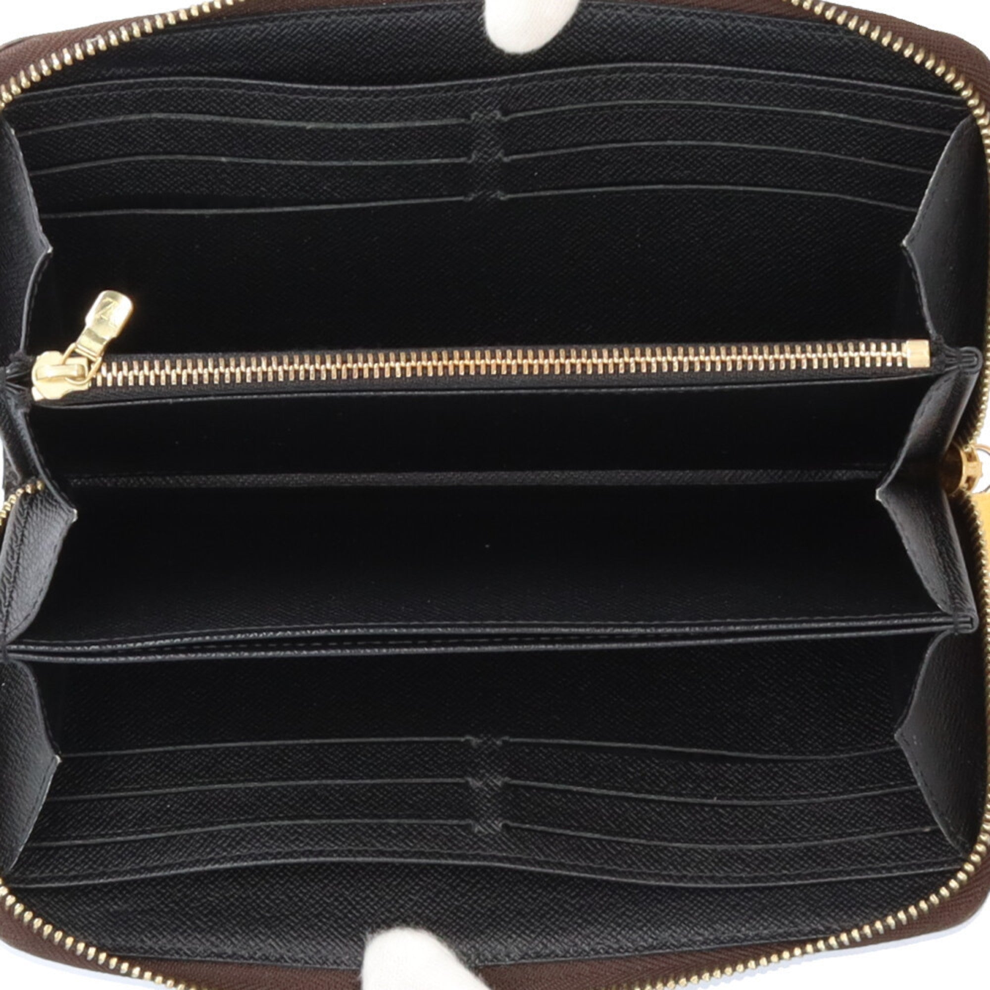 Louis Vuitton Brown Monogram Long Wallet (Bi-Fold) (Pre-Owned)