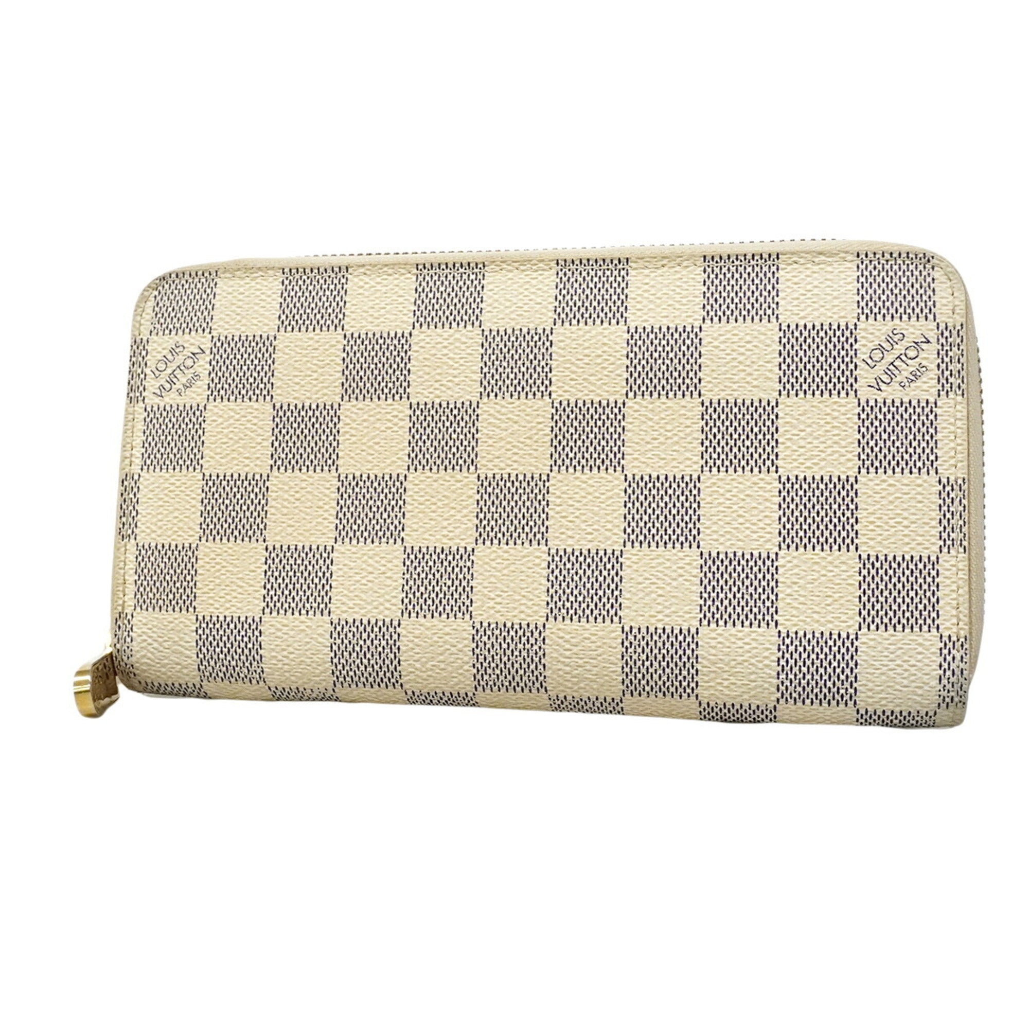 Louis Vuitton White Long Wallet (Bi-Fold) (Pre-Owned)