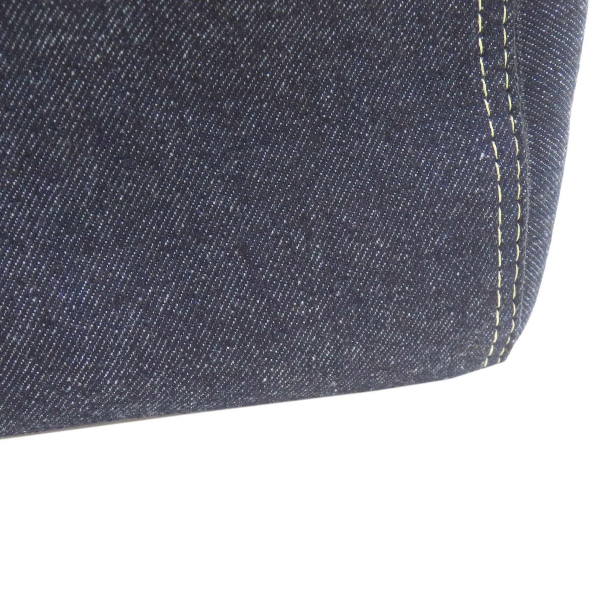 Jimmy Choo Blue Navy Denim Tote Bag (Pre-Owned)
