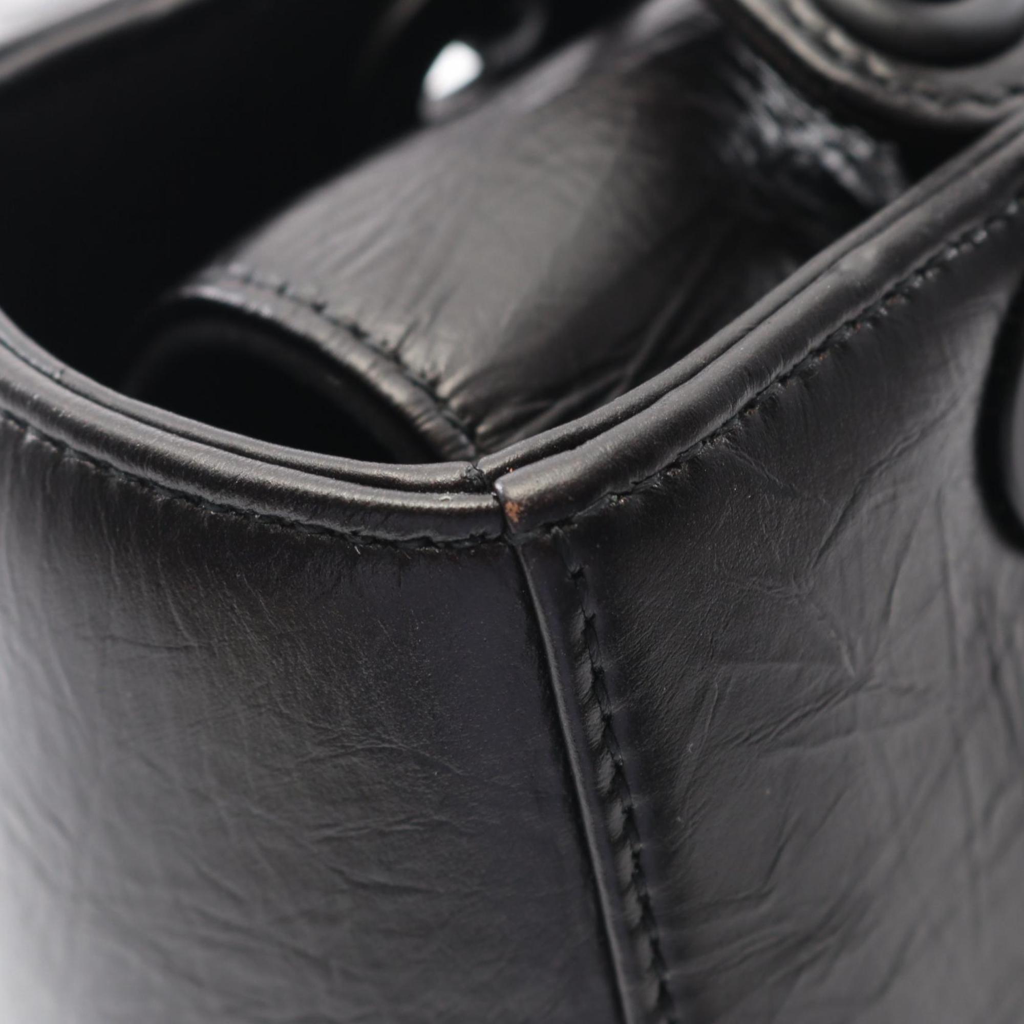 Christian Dior Black Leather Handbag (Pre-Owned)