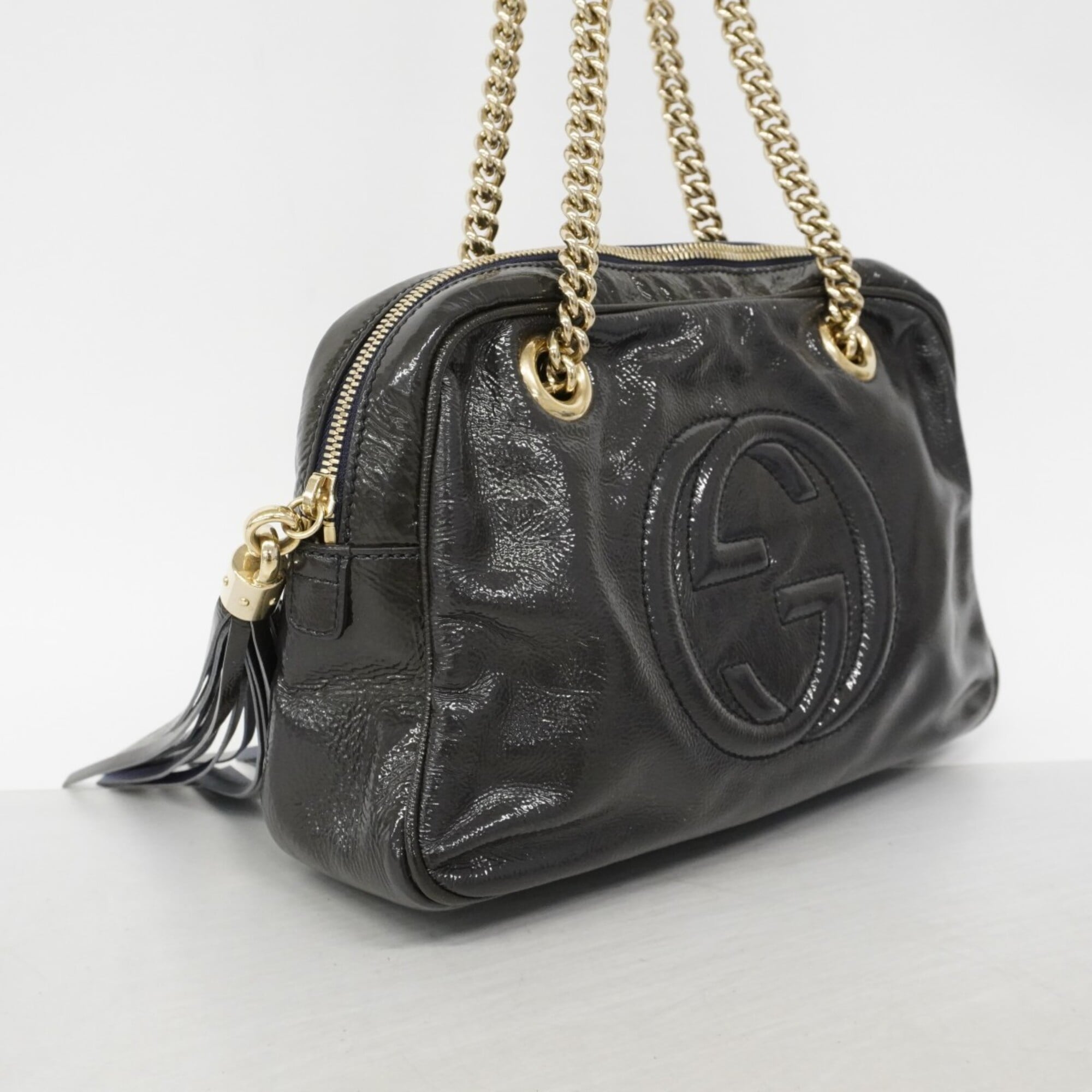 Gucci Navy Shoulder Bag (Pre-Owned)
