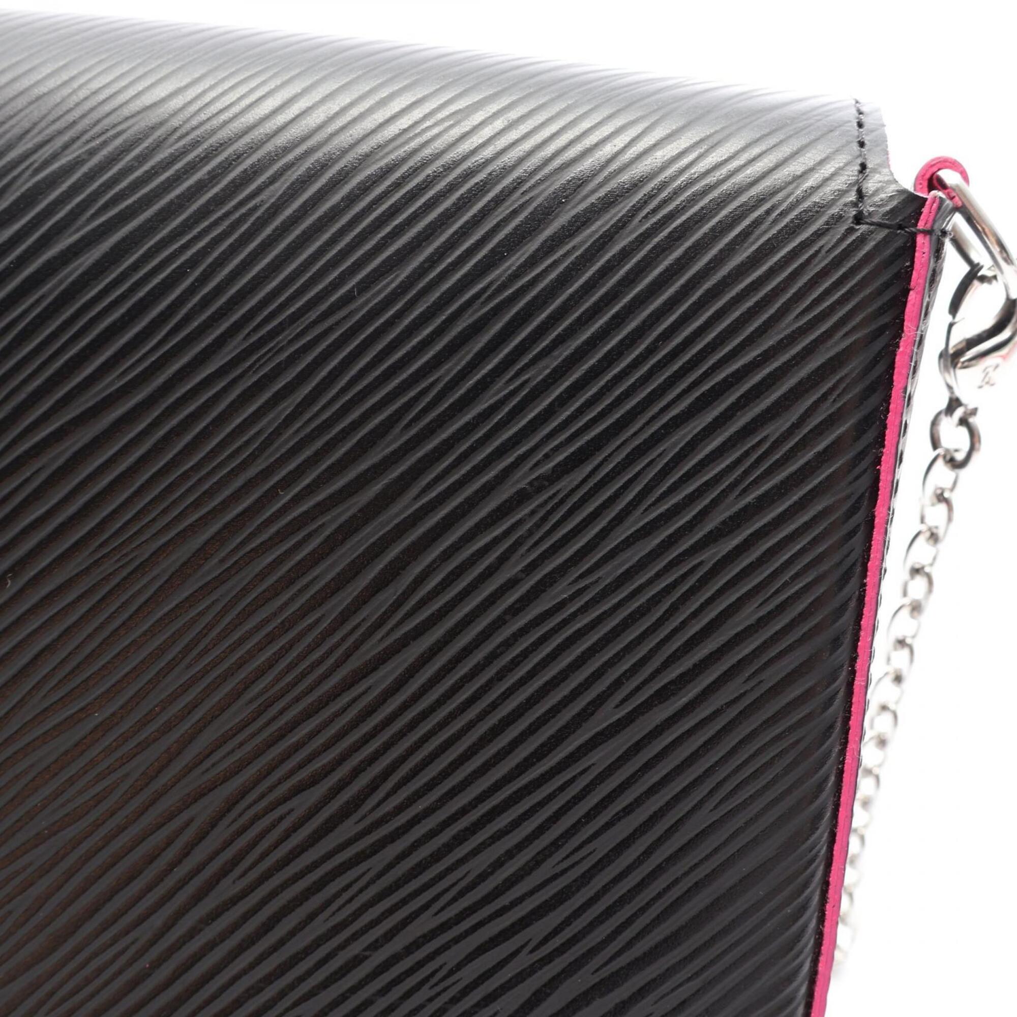 Louis Vuitton Black Pink Cuir Ombre Leather Handbag Shoulder Bag (Pre-Owned)