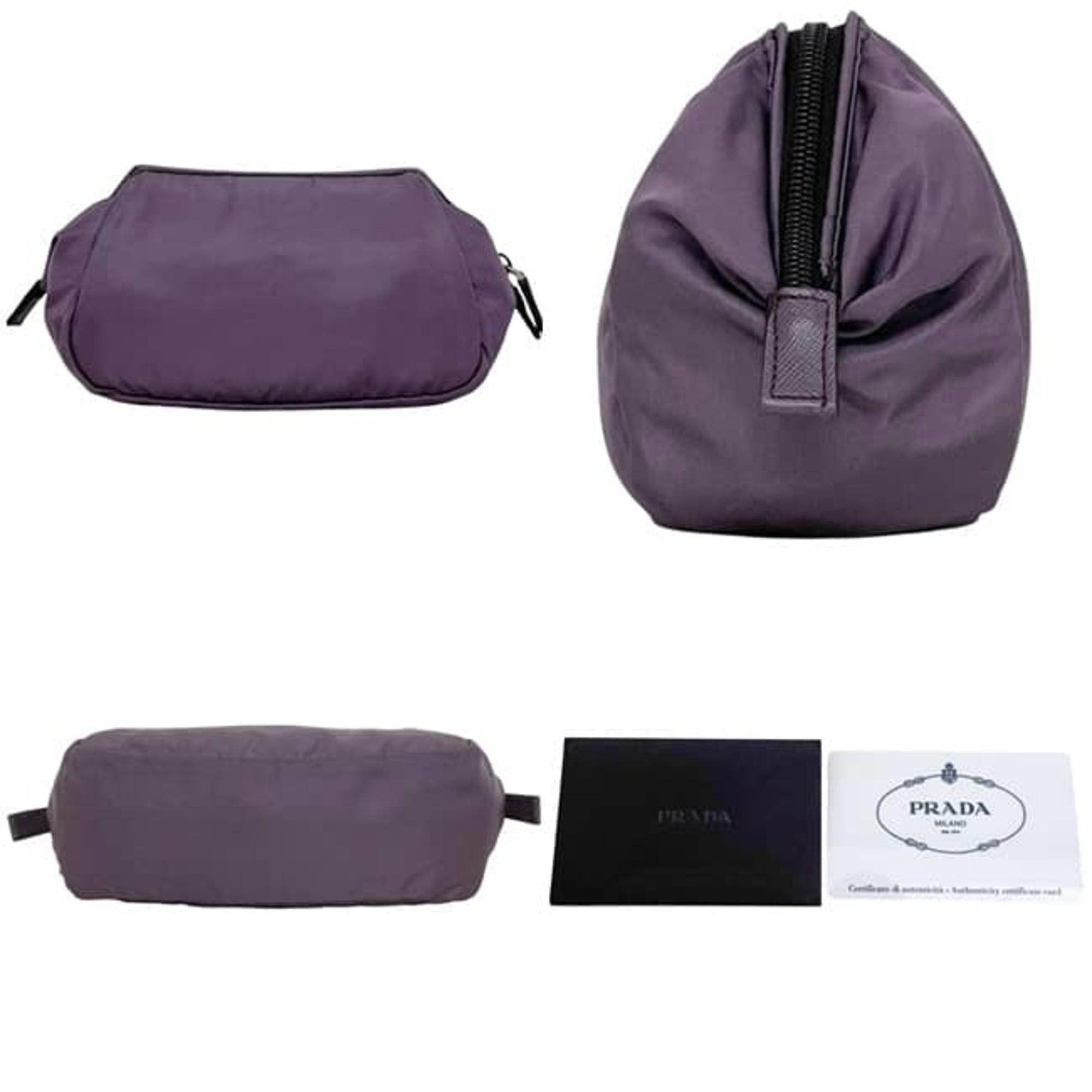 Prada Purple Nylon Pouch (Pre-Owned)