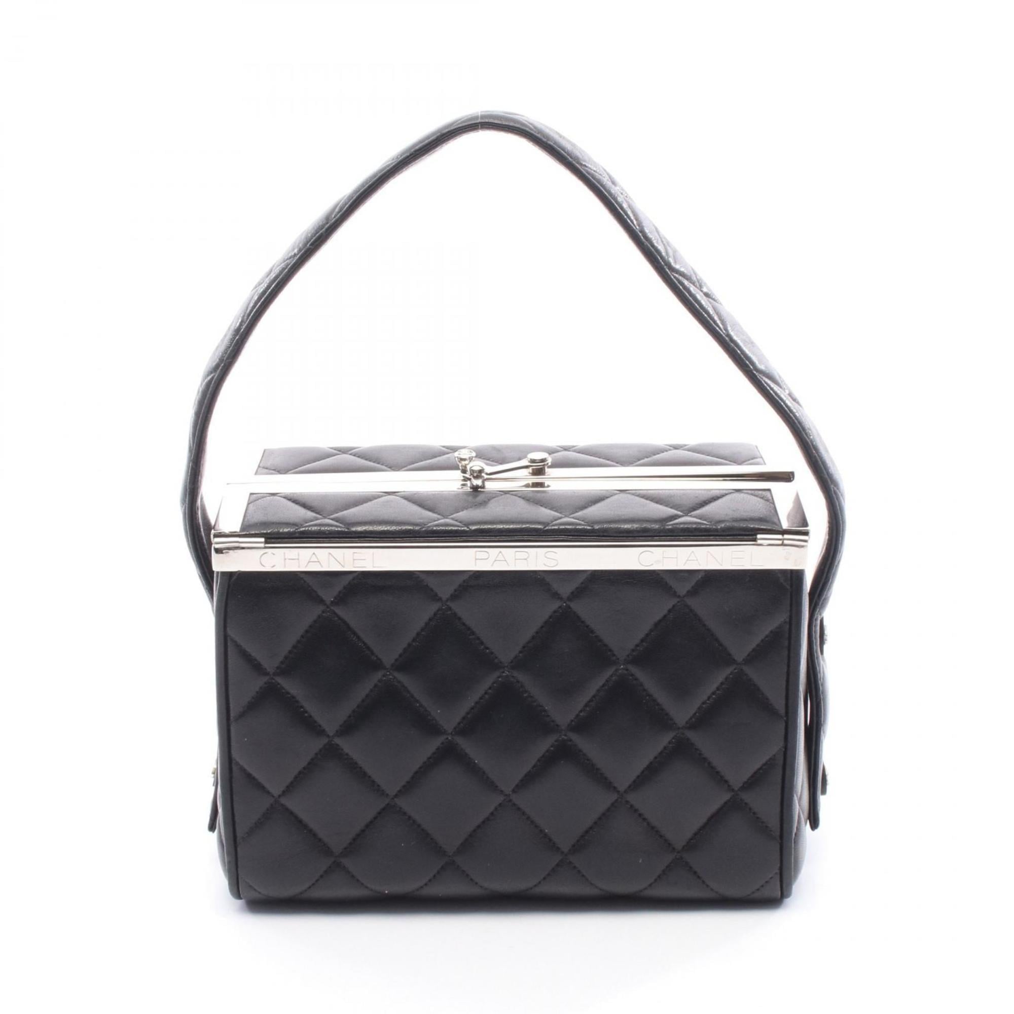 Chanel Black Leather Handbag (Pre-Owned)