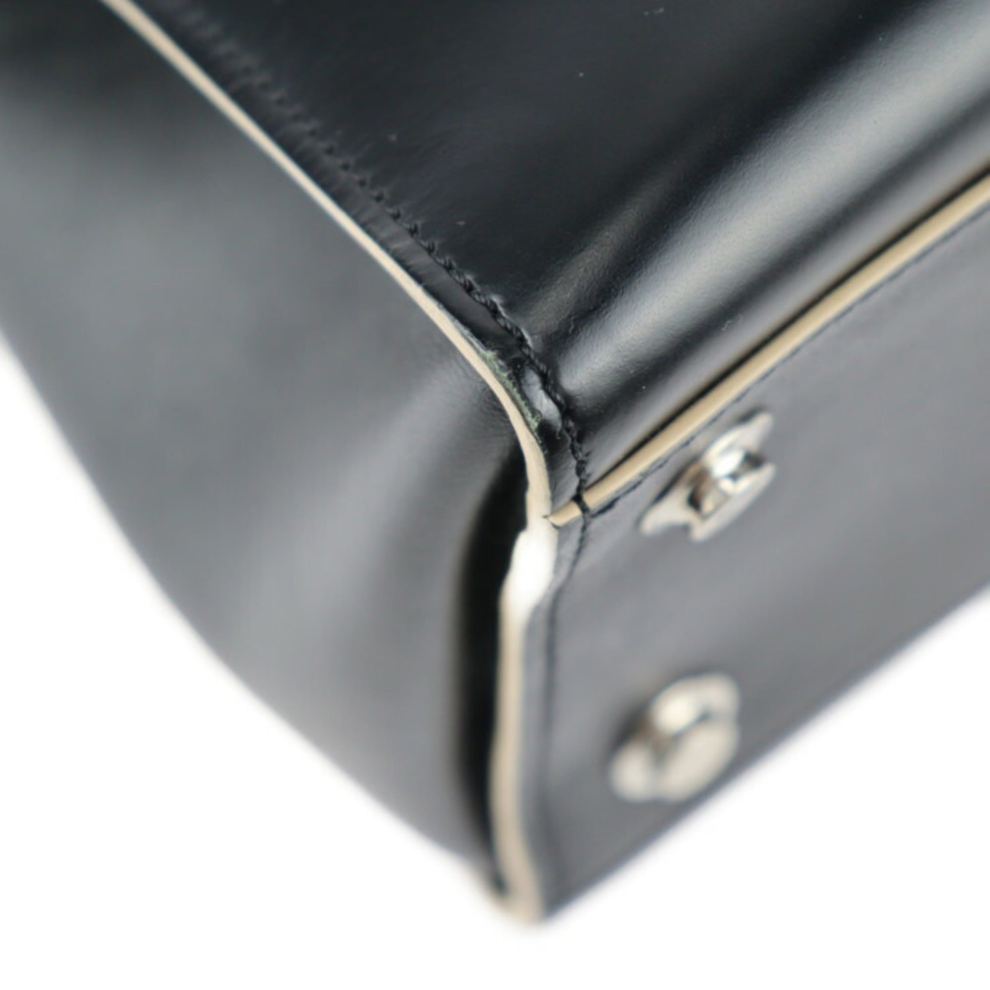 Louis Vuitton Black Multi-Color Leather Handbag Shoulder Bag Tote Bag (Pre-Owned)