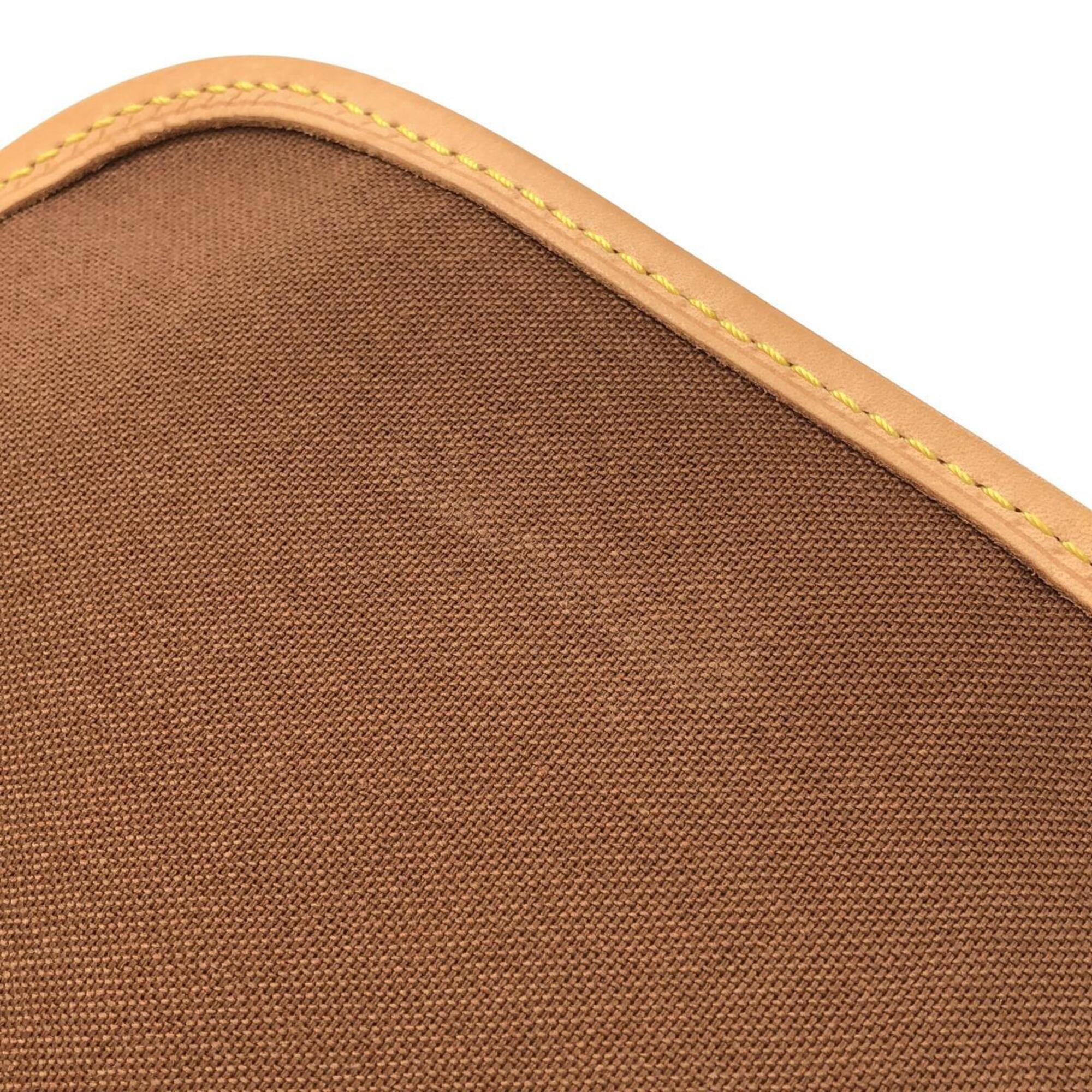 Louis Vuitton Marron Coated Canvas Shoulder Bag (Pre-Owned)