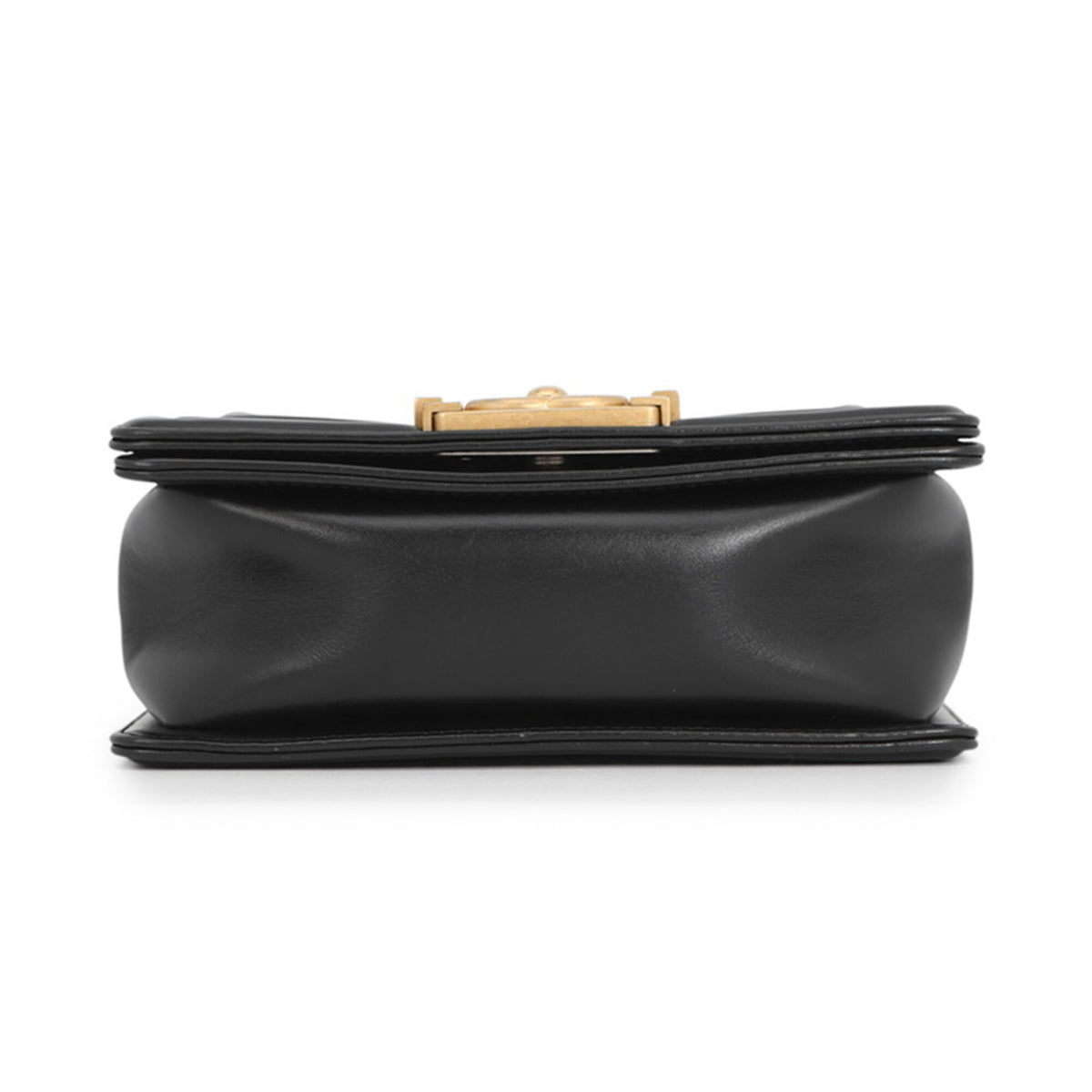 Chanel Black Leather Handbag Shoulder Bag (Pre-Owned)