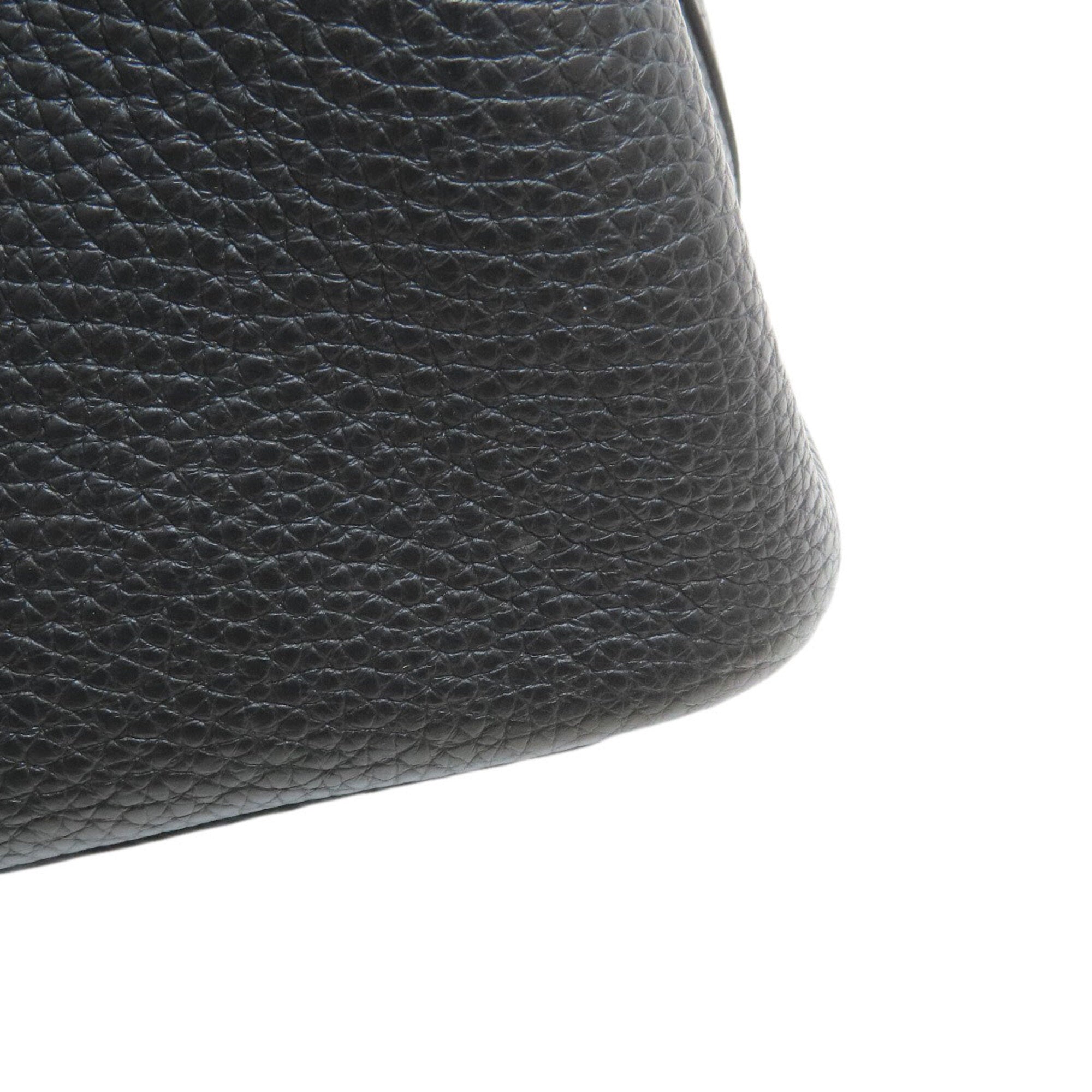 Hermes Picotin Black Taurillon Clemence Leather Handbag (Pre-Owned)