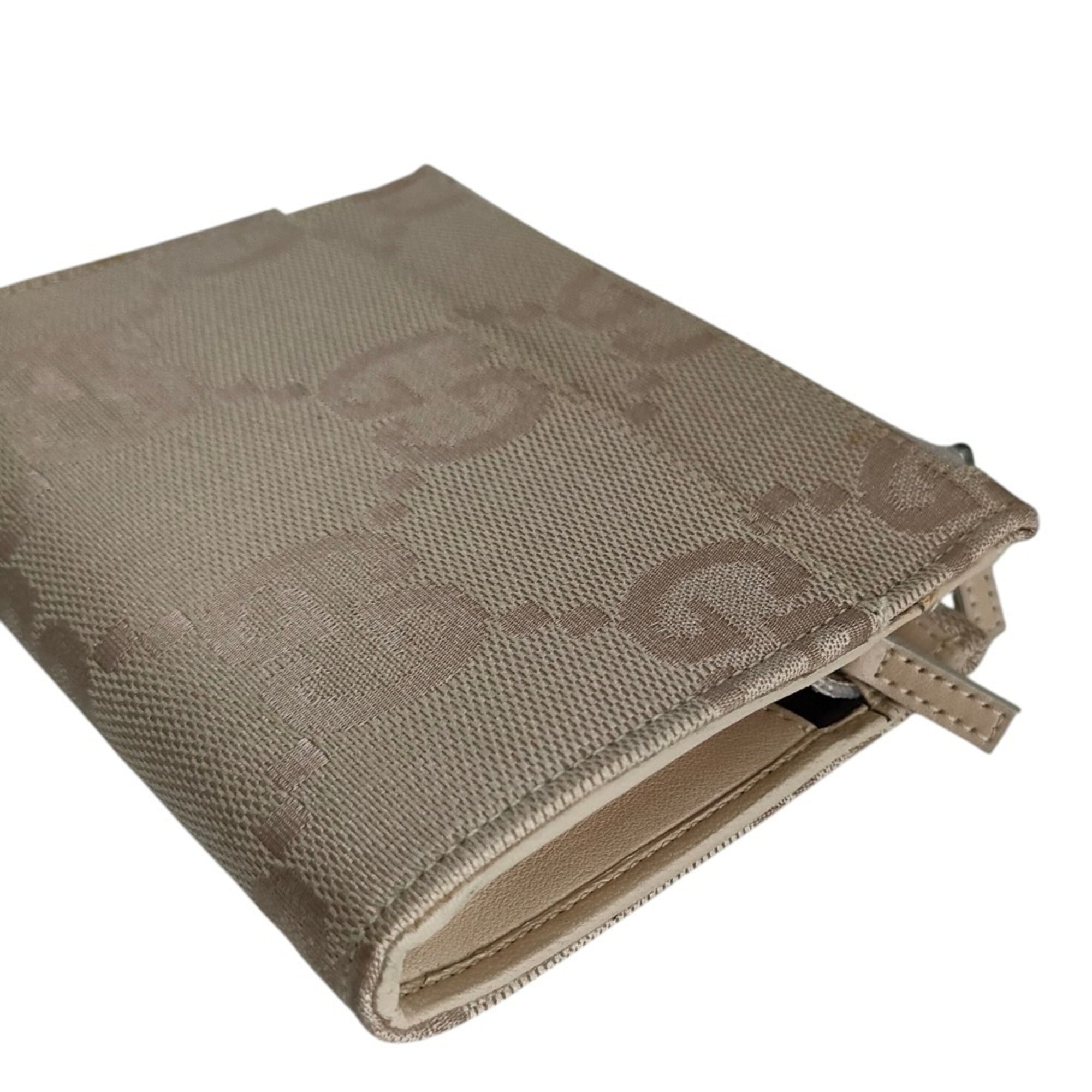 Gucci Beige Gg Canvas Coin Purse/Coin Case (Pre-Owned)
