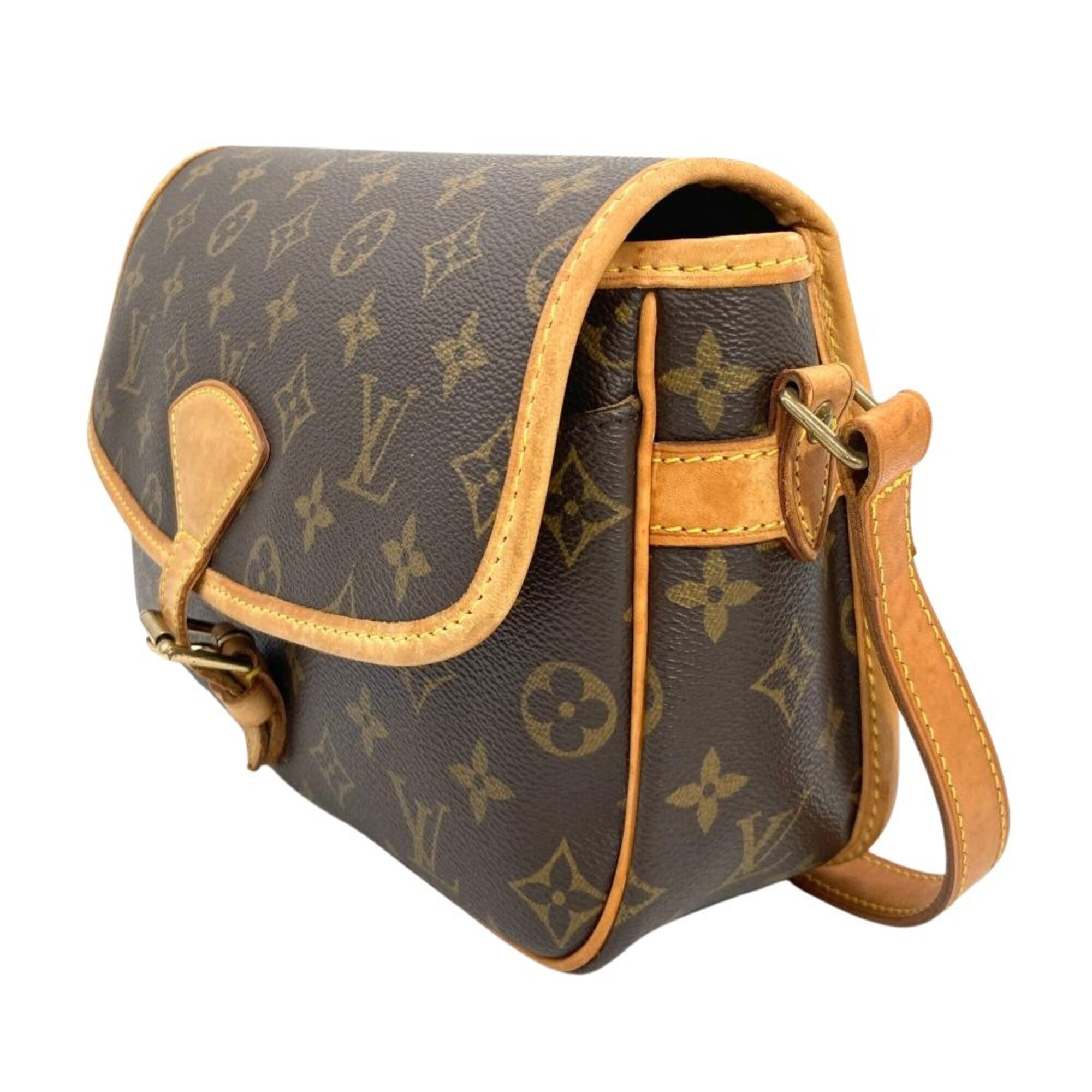 Louis Vuitton Brown Monogram Canvas Shoulder Bag (Pre-Owned)