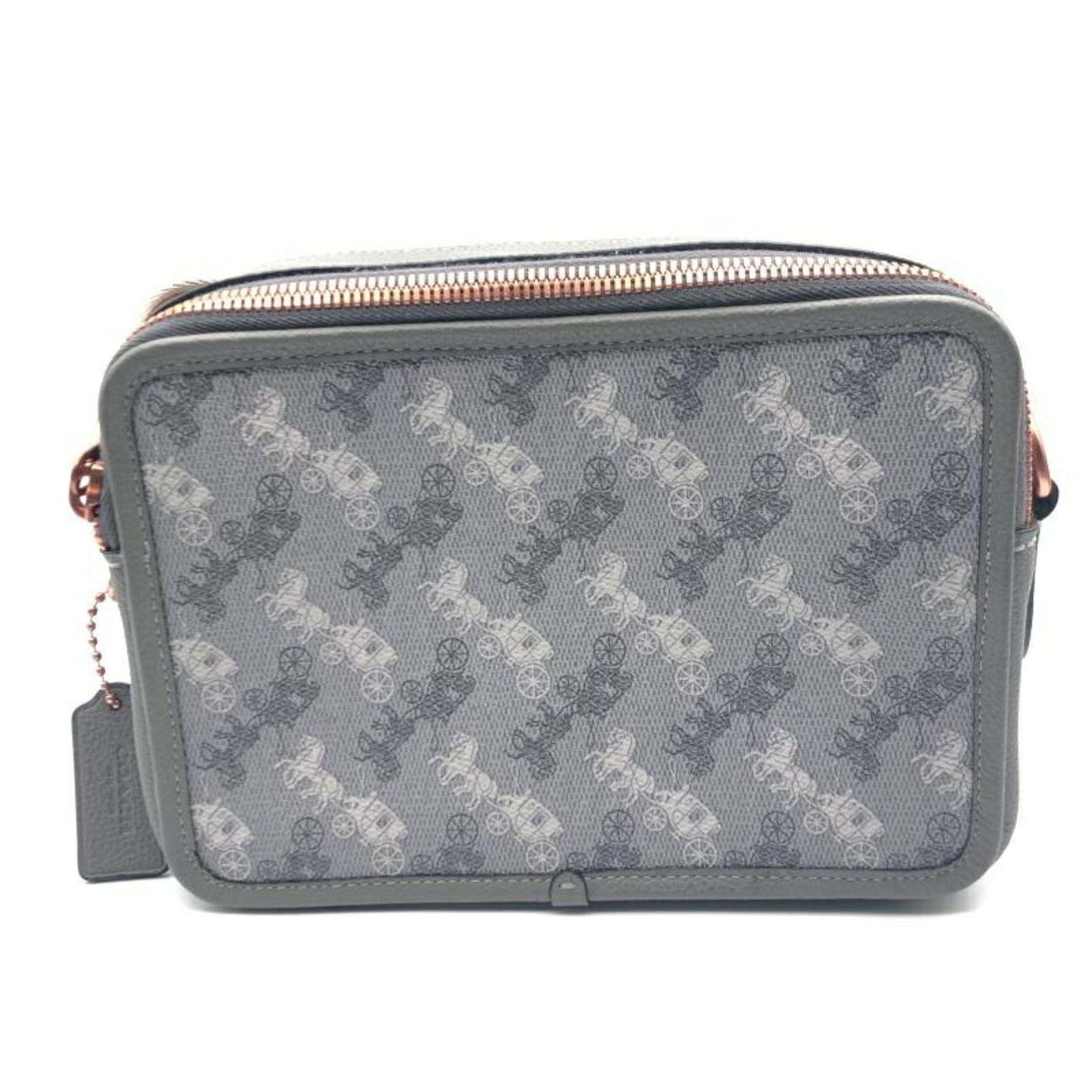 Coach Gray Shoulder Bag (Pre-Owned)