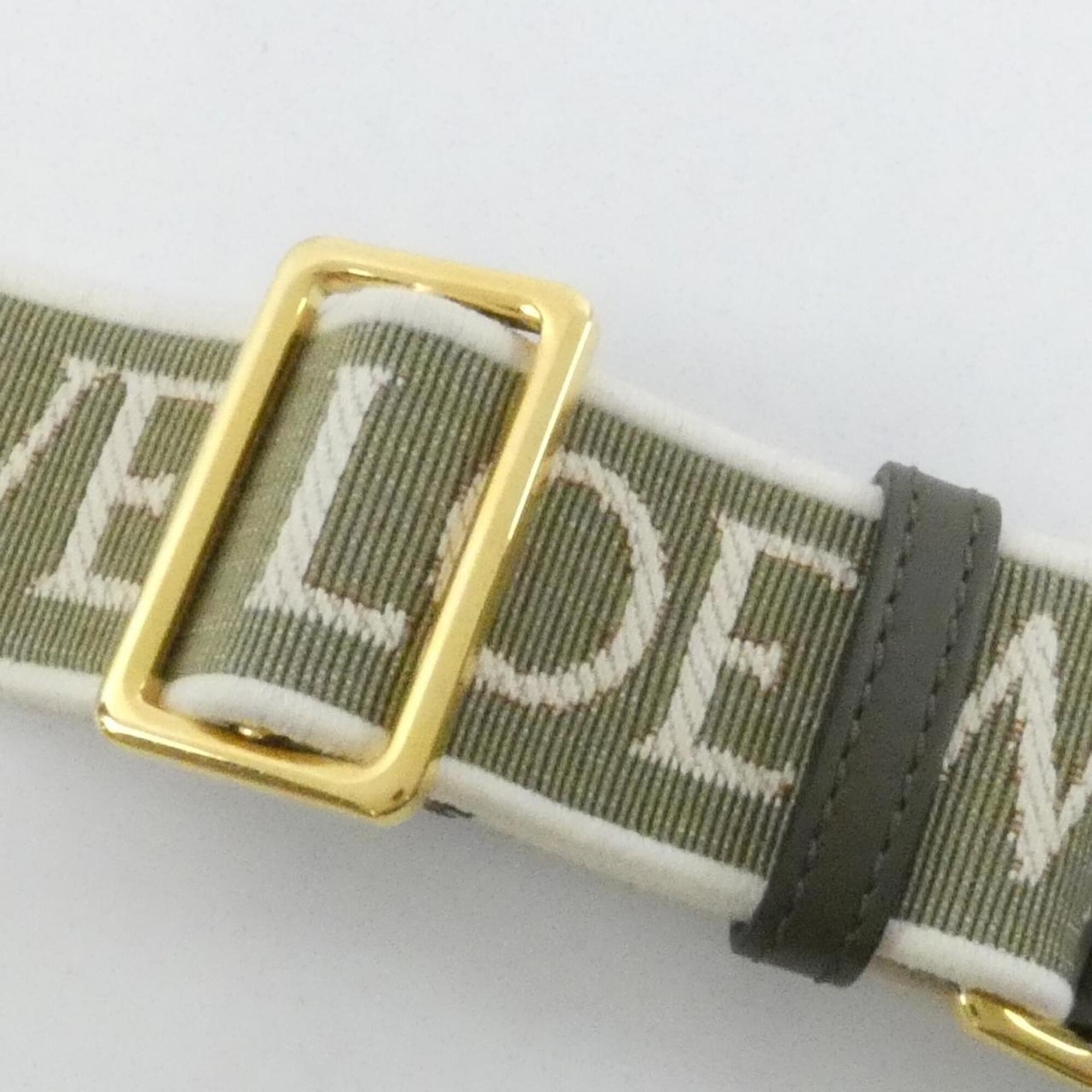 Loewe Green Canvas Shoulder Bag (Pre-Owned)