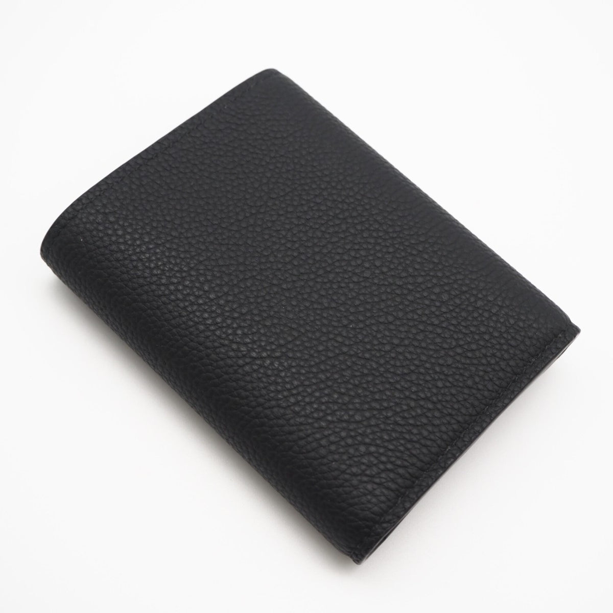 Louis Vuitton Black Noir Leather Wallet (Tri-Fold) (Pre-Owned)