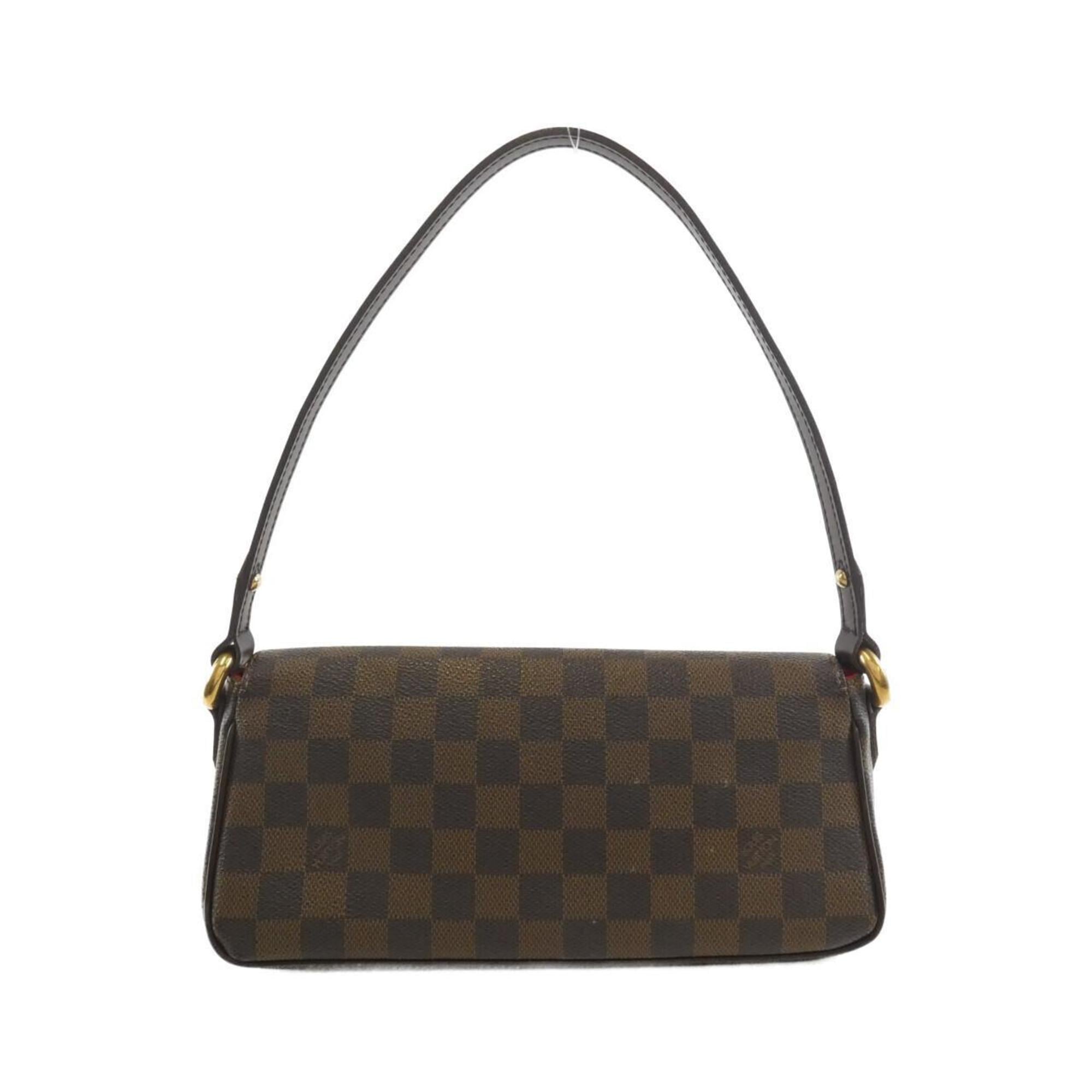 Louis Vuitton Brown Coated Canvas Shoulder Bag (Pre-Owned)