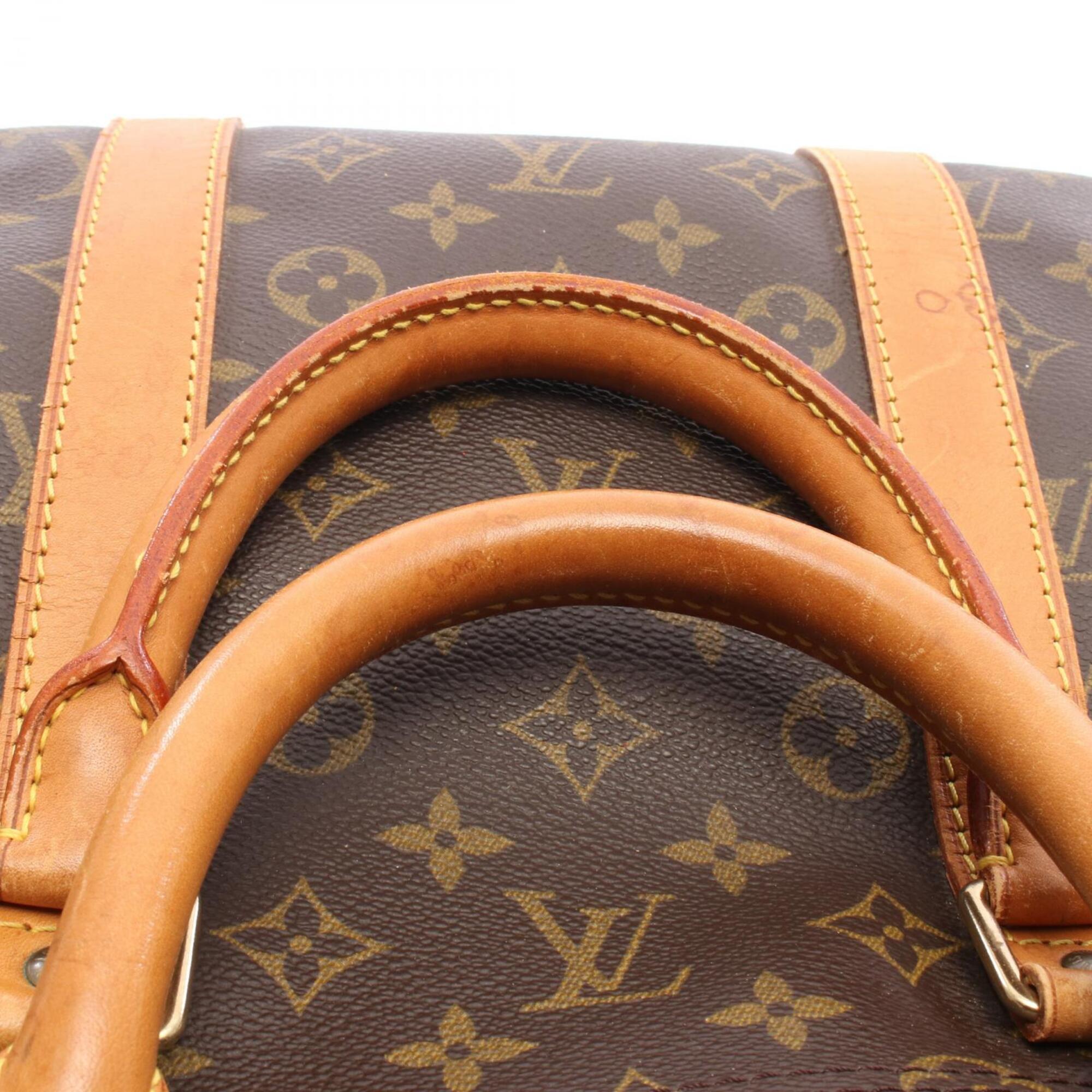 Louis Vuitton Brown Monogram Monogram Boston Bag Handbag (Pre-Owned)