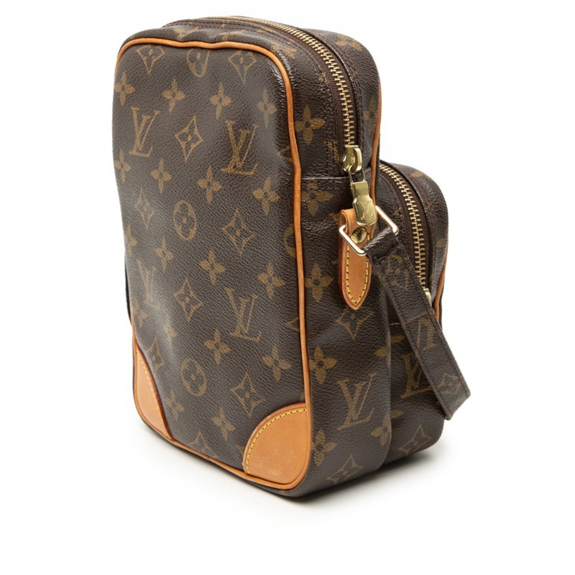 Louis Vuitton Brown Pvc Leather Shoulder Bag (Pre-Owned)
