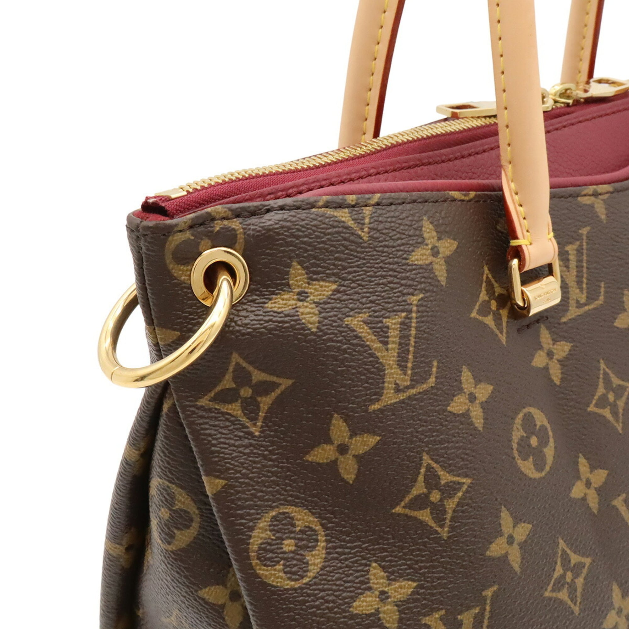 Louis Vuitton Aurore Purple Monogram Handbag Tote Bag (Pre-Owned)