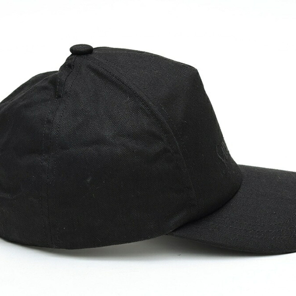 Yves Saint Laurent Black Cotton Linen Cap (Pre-Owned)