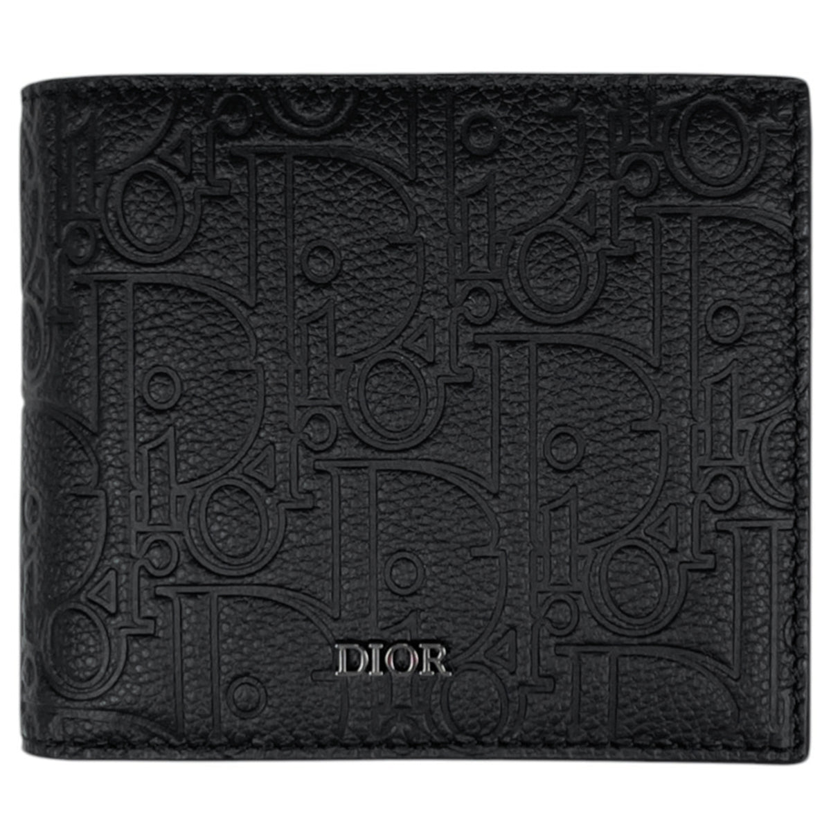 Christian Dior Black Leather Wallet (Bi-Fold) (Pre-Owned)