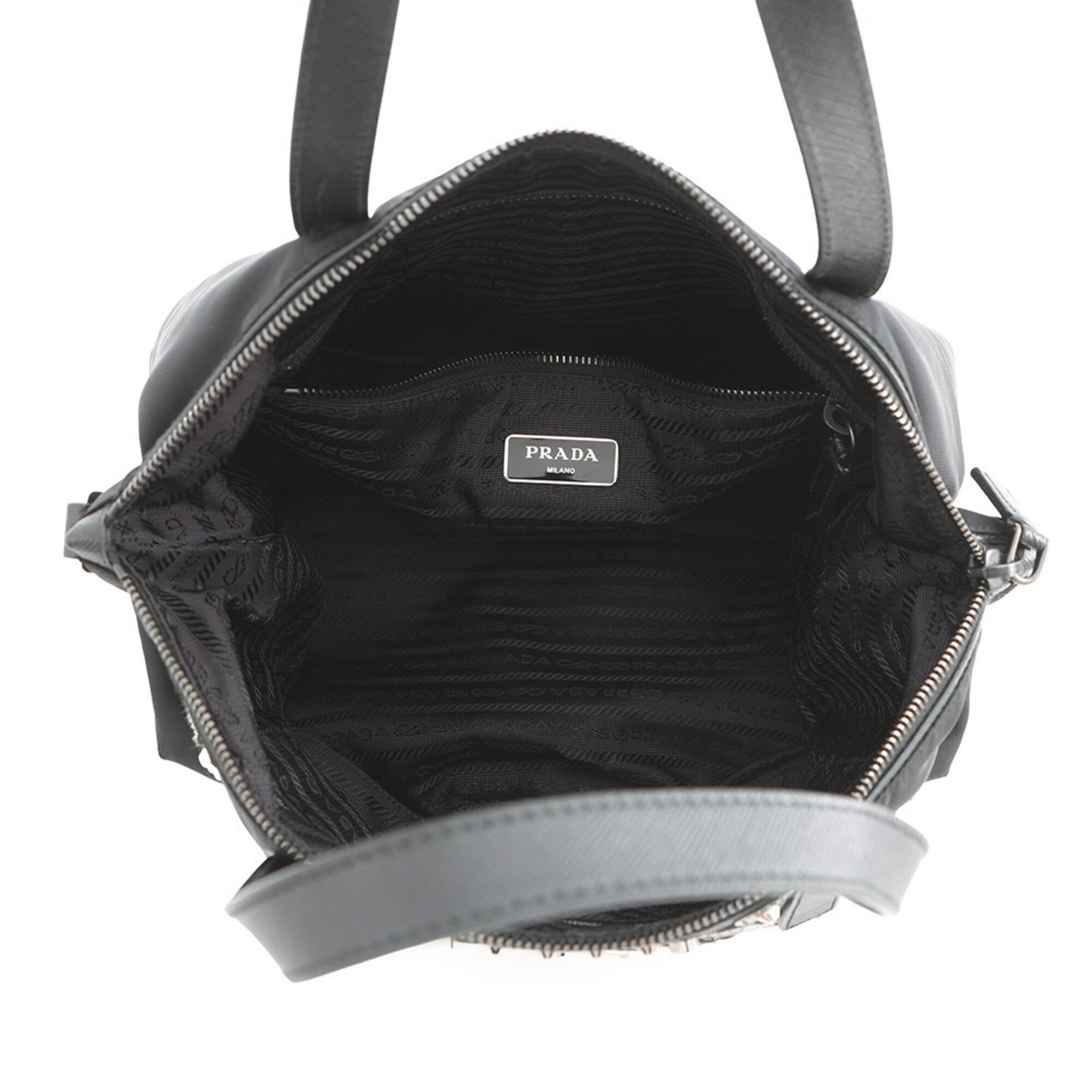Prada Black Nylon Handbag (Pre-Owned)