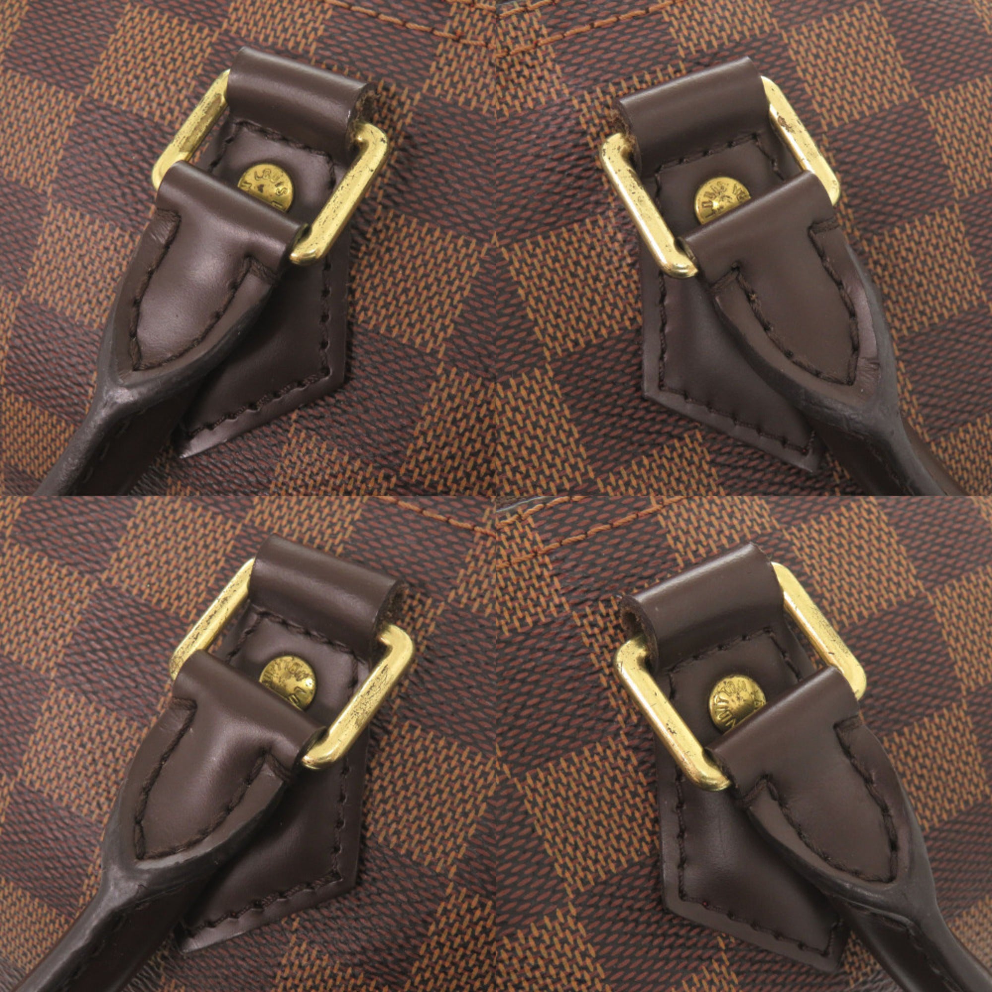 Louis Vuitton Brown Damier Canvas Handbag (Pre-Owned)