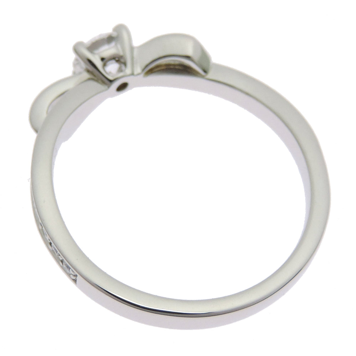 Chanel Platinum 950 Band Ring (Pre-Owned)