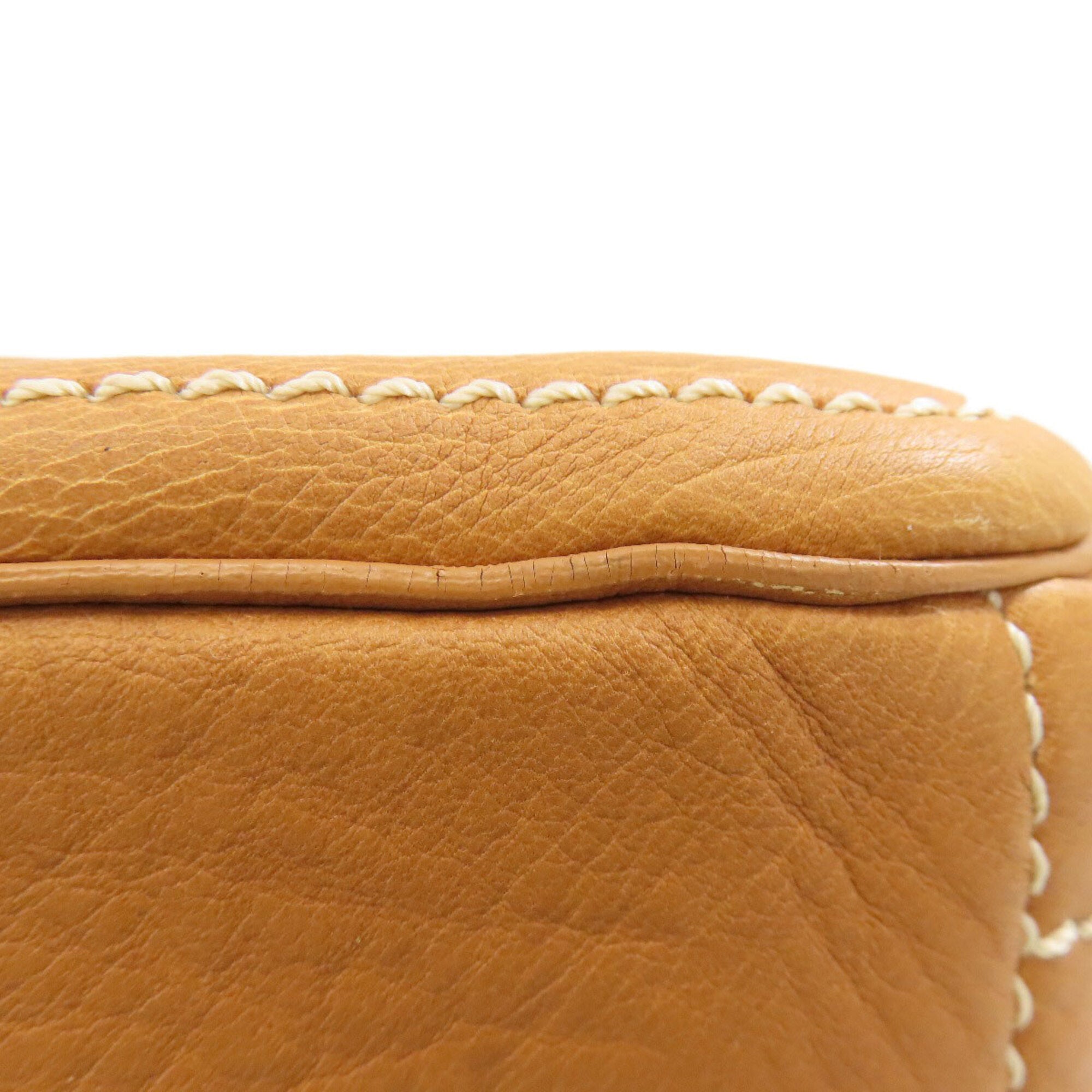 Celine Camel Leather Handbag (Pre-Owned)