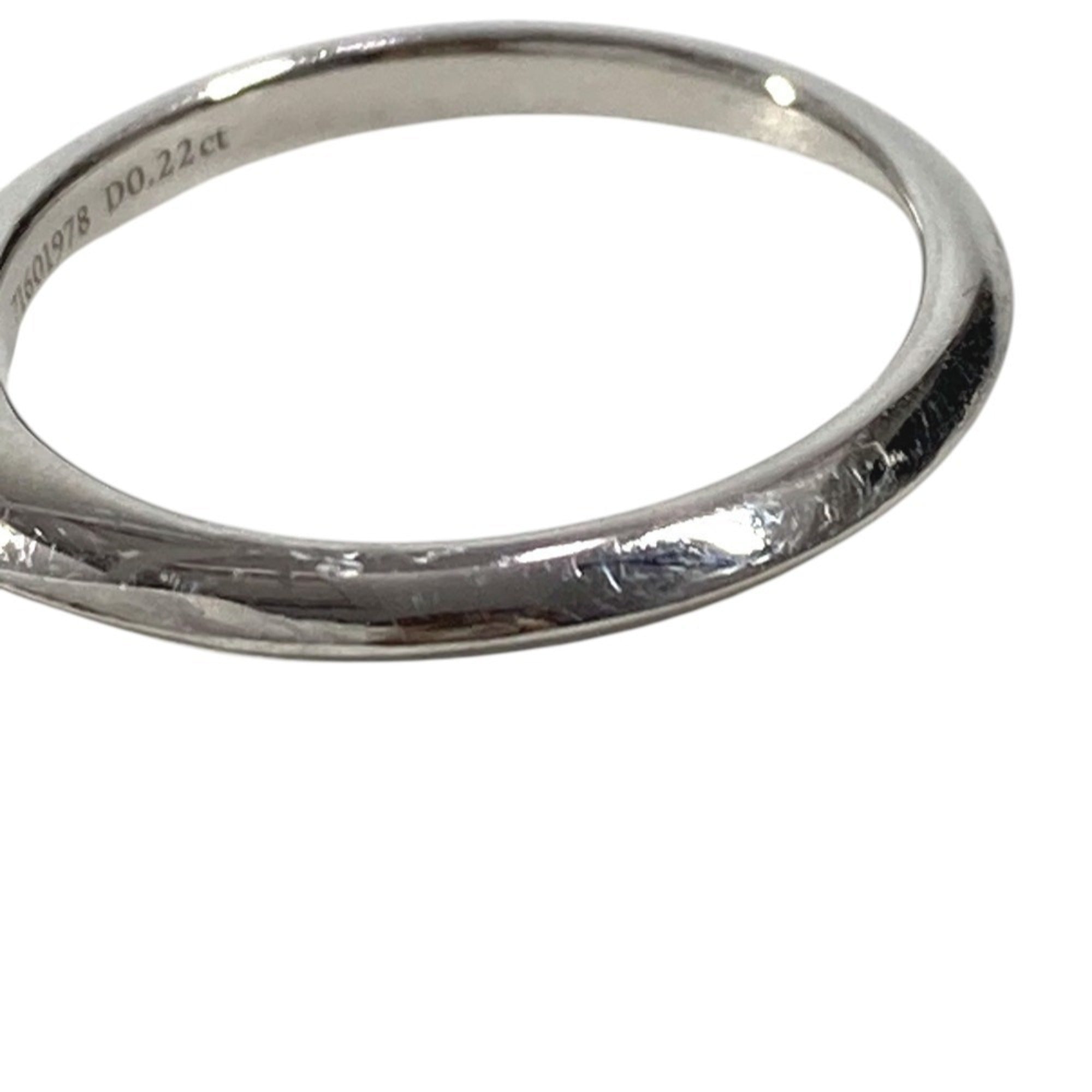 Tiffany Silver Platinum 950 Band Ring (Pre-Owned)