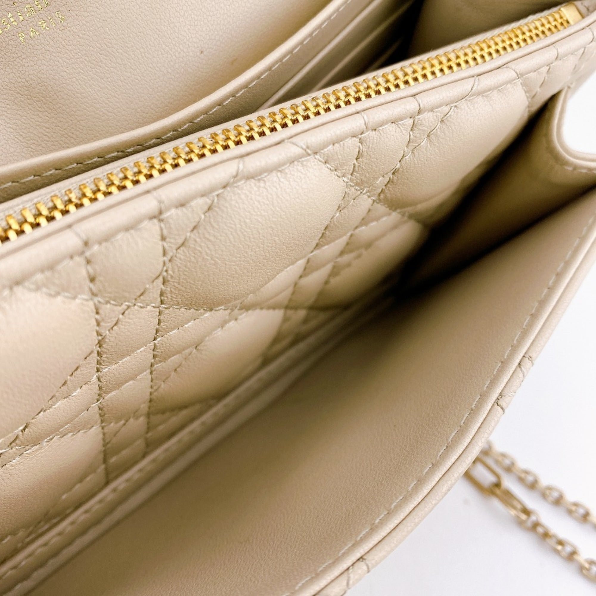 Christian Dior Beige Leather (Pre-Owned)