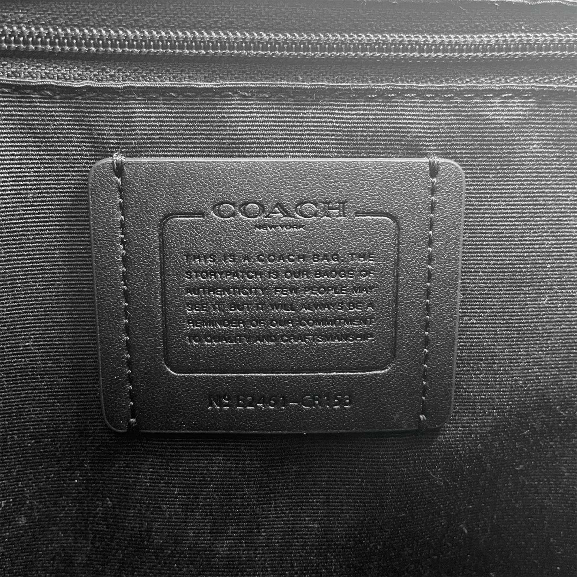 Coach Khaki Leather Shoulder Bag (Pre-Owned)
