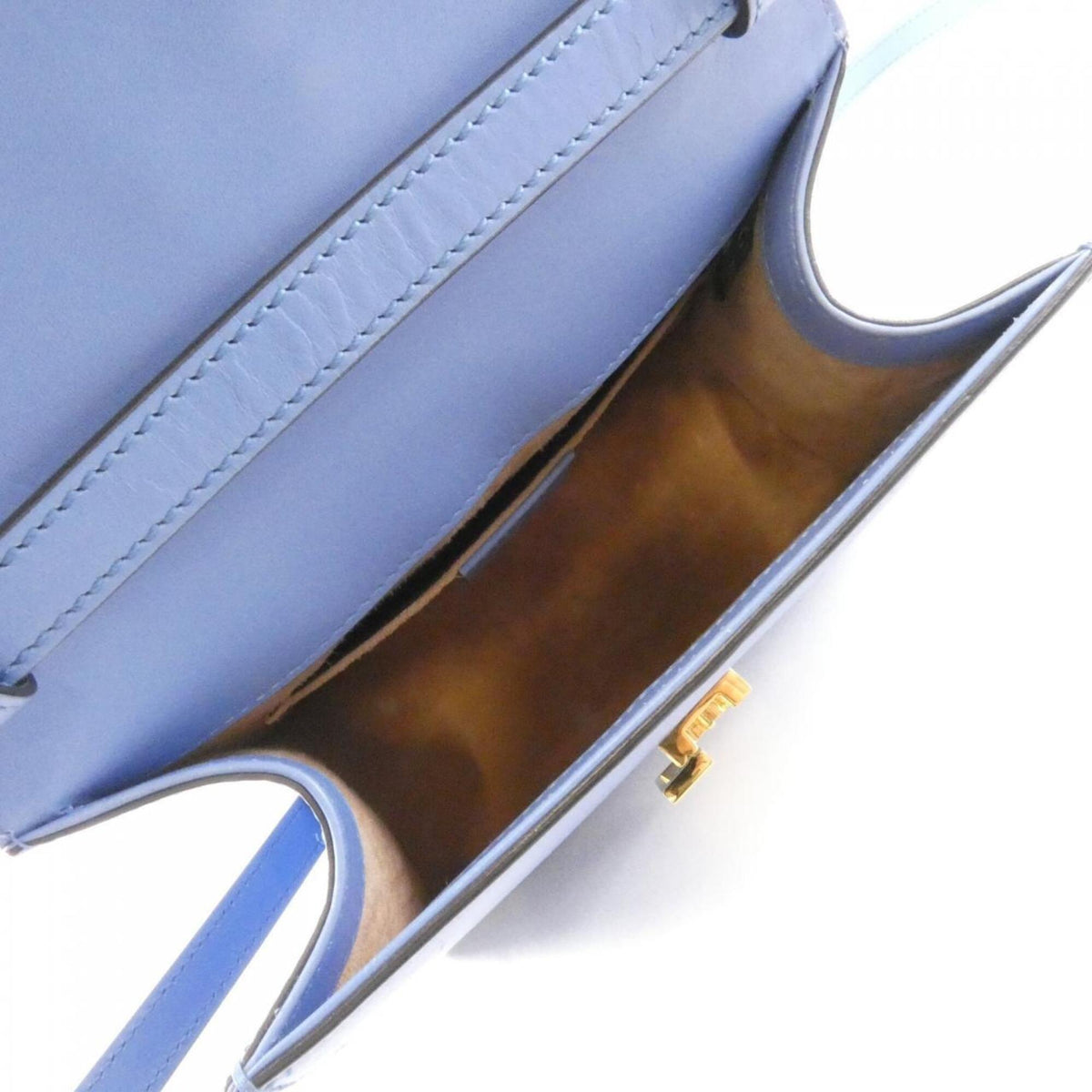 Gucci Light Blue Leather Handbag (Pre-Owned)