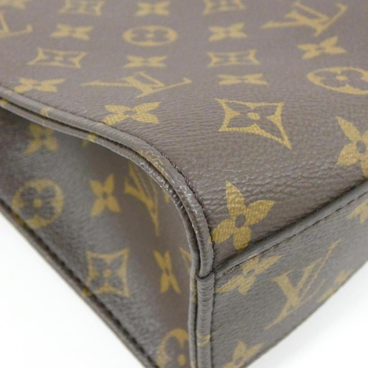 Louis Vuitton Marron Coated Canvas Handbag (Pre-Owned)