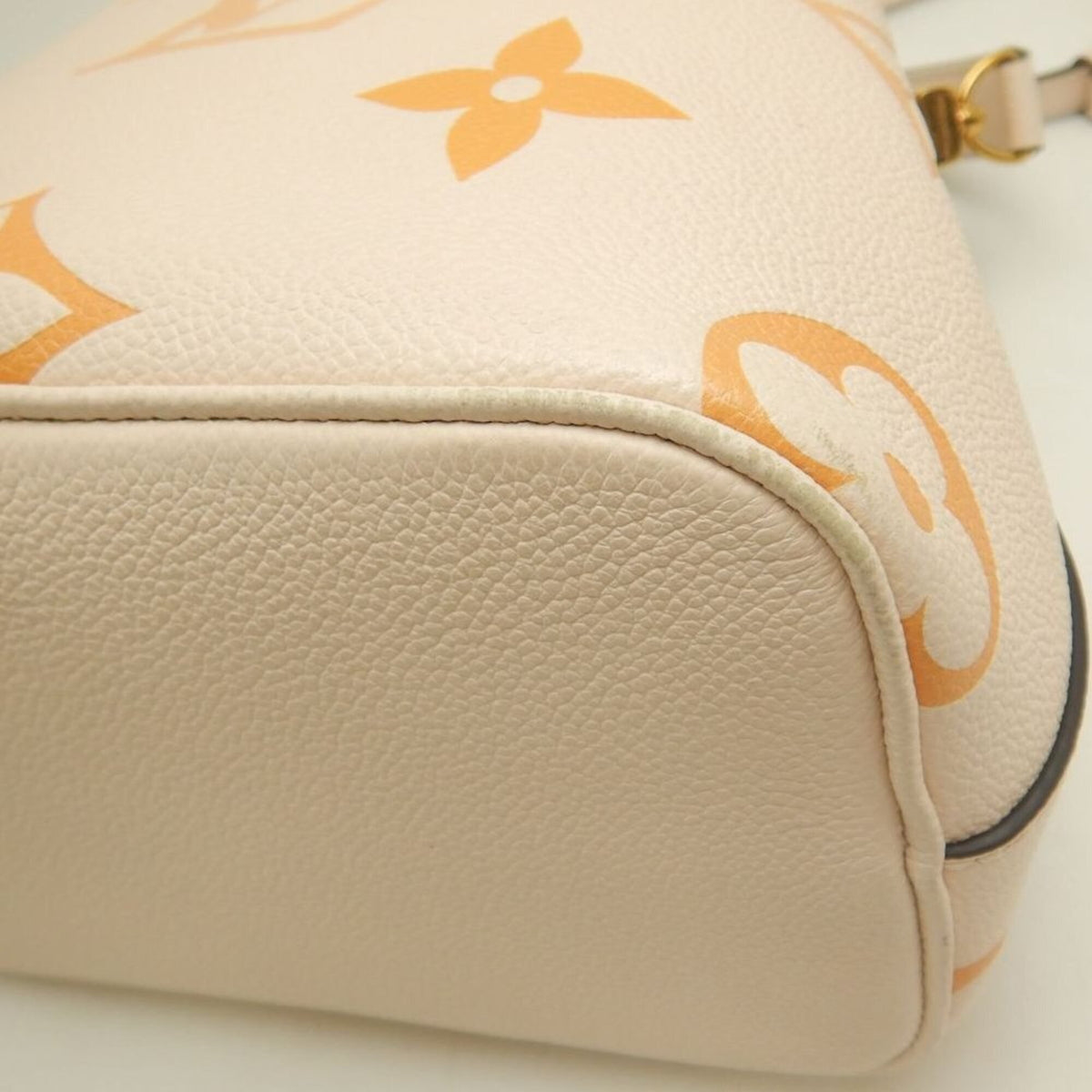 Louis Vuitton Monogram Empreinte Cream Saffron Monogram Empreinte Shoulder Bag (Pre-Owned)