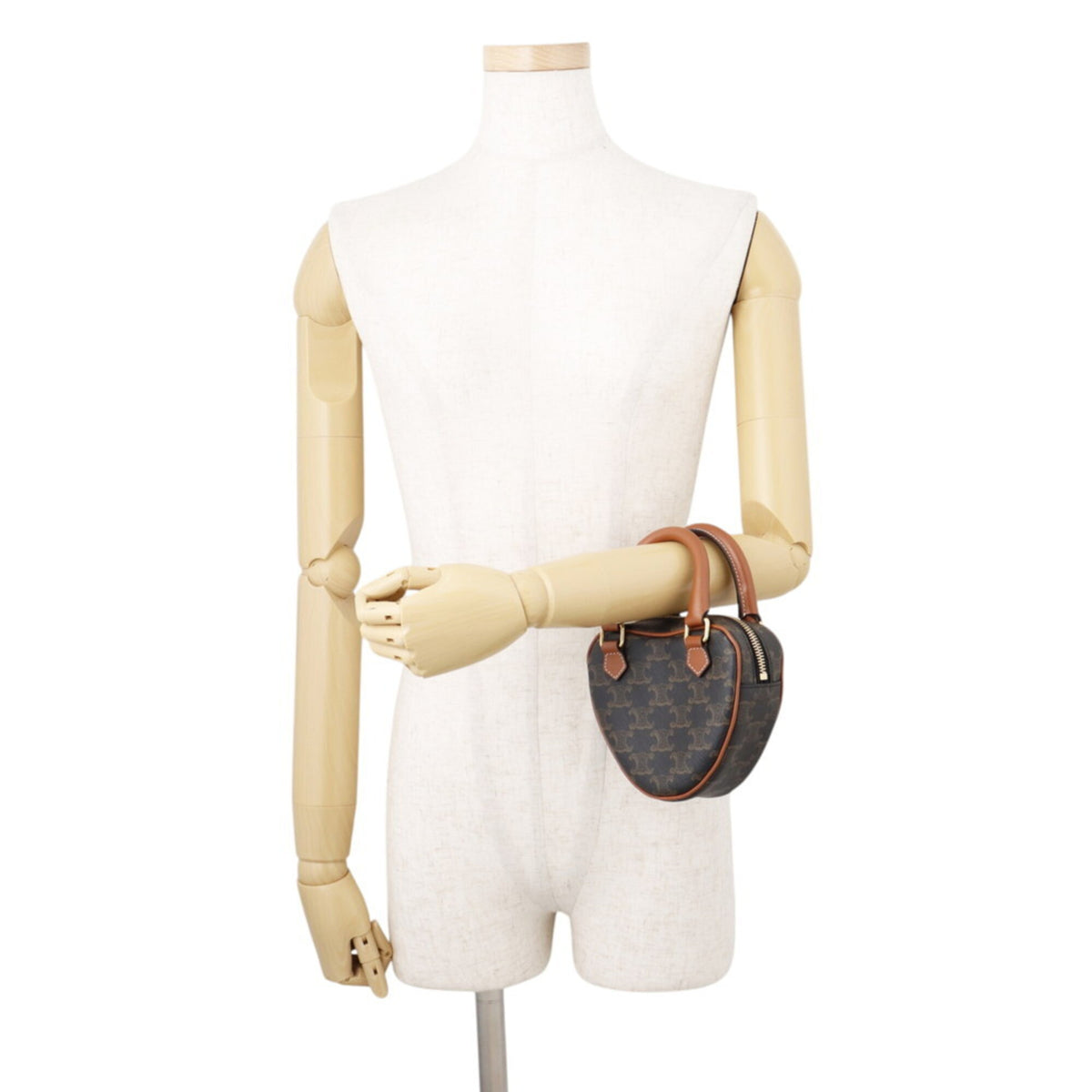 Celine Brown Pvc Leather Handbag Shoulder Bag (Pre-Owned)