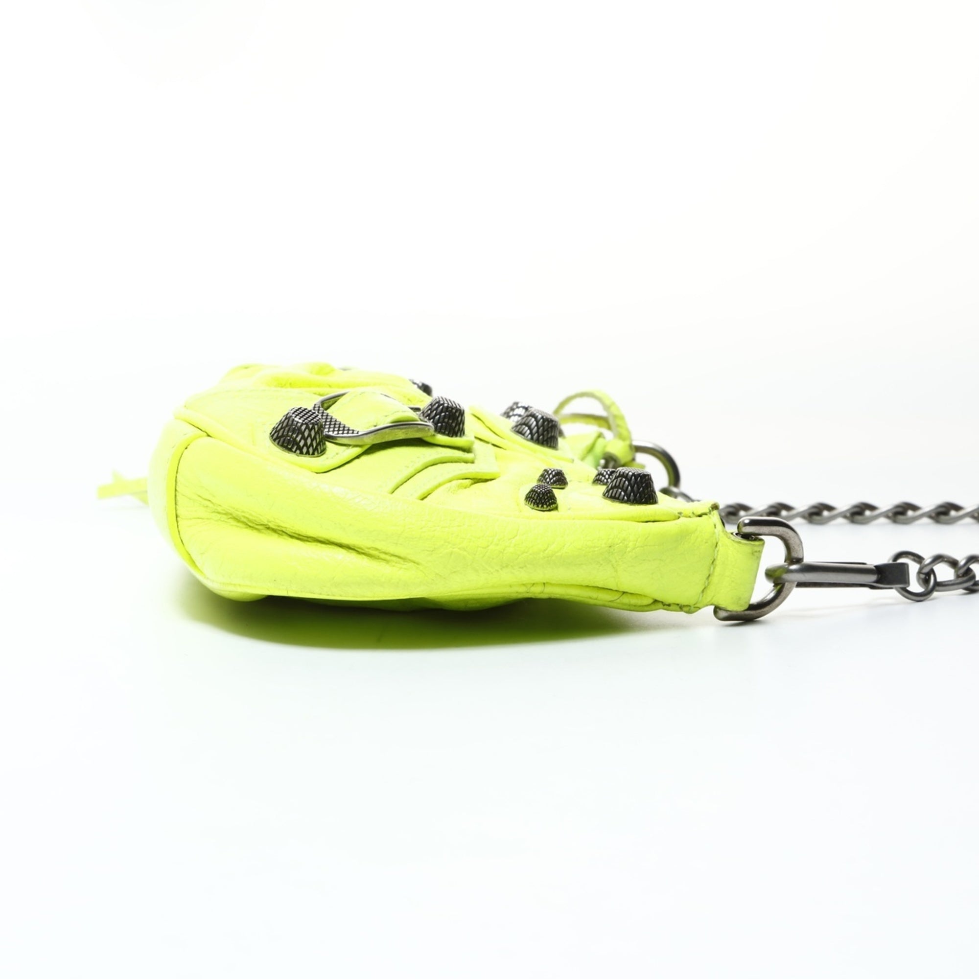 Balenciaga Giant Yellow Leather Shoulder Bag (Pre-Owned)