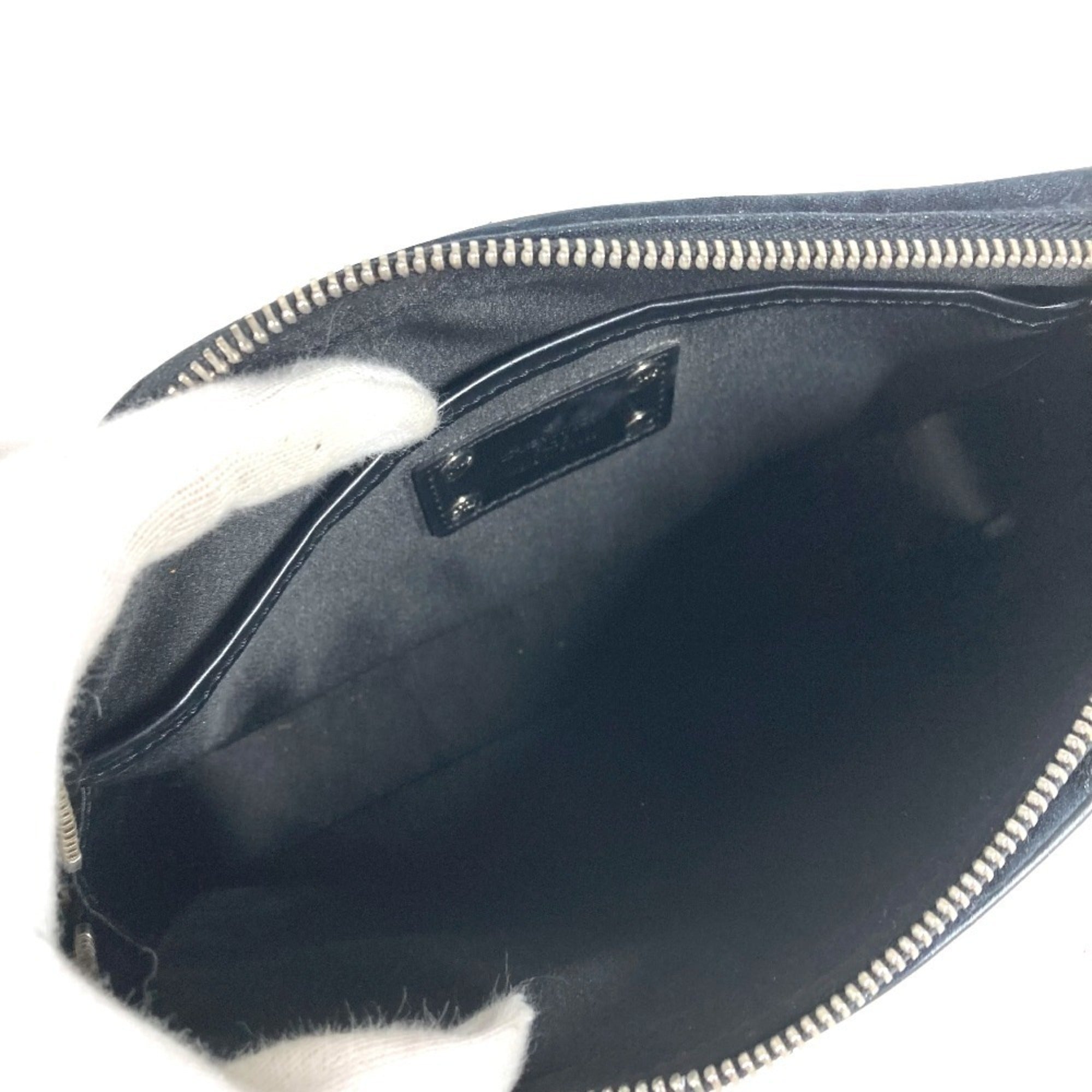 Louis Vuitton Monogram Satin Black Monogram Satin Pochette Shoulder Bag (Pre-Owned)