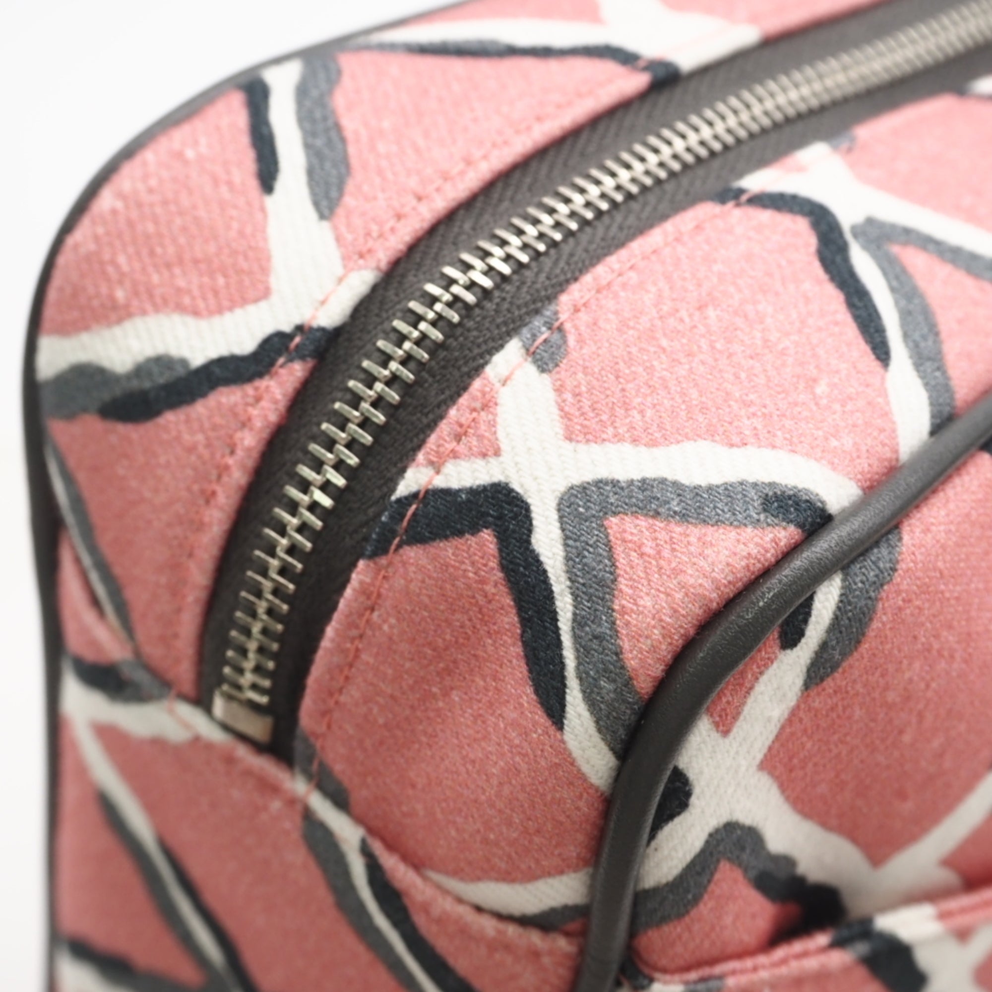 Chanel Multi-Color Pink Canvas Pouch (Pre-Owned)