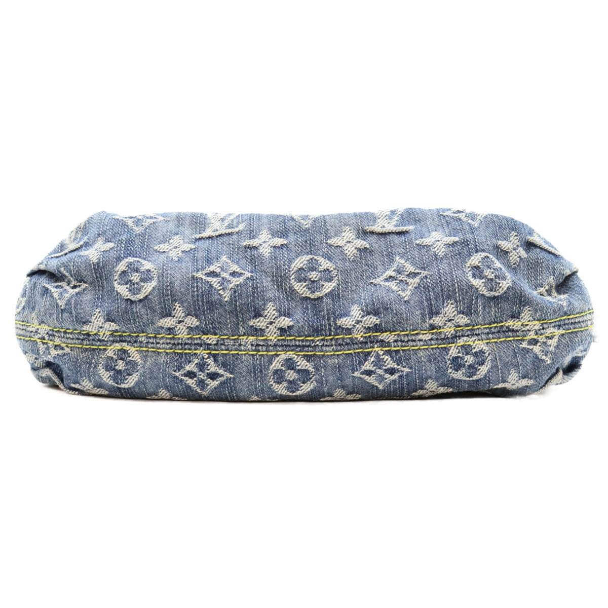 Louis Vuitton Gold Monogram Denim Shoulder Bag (Pre-Owned)