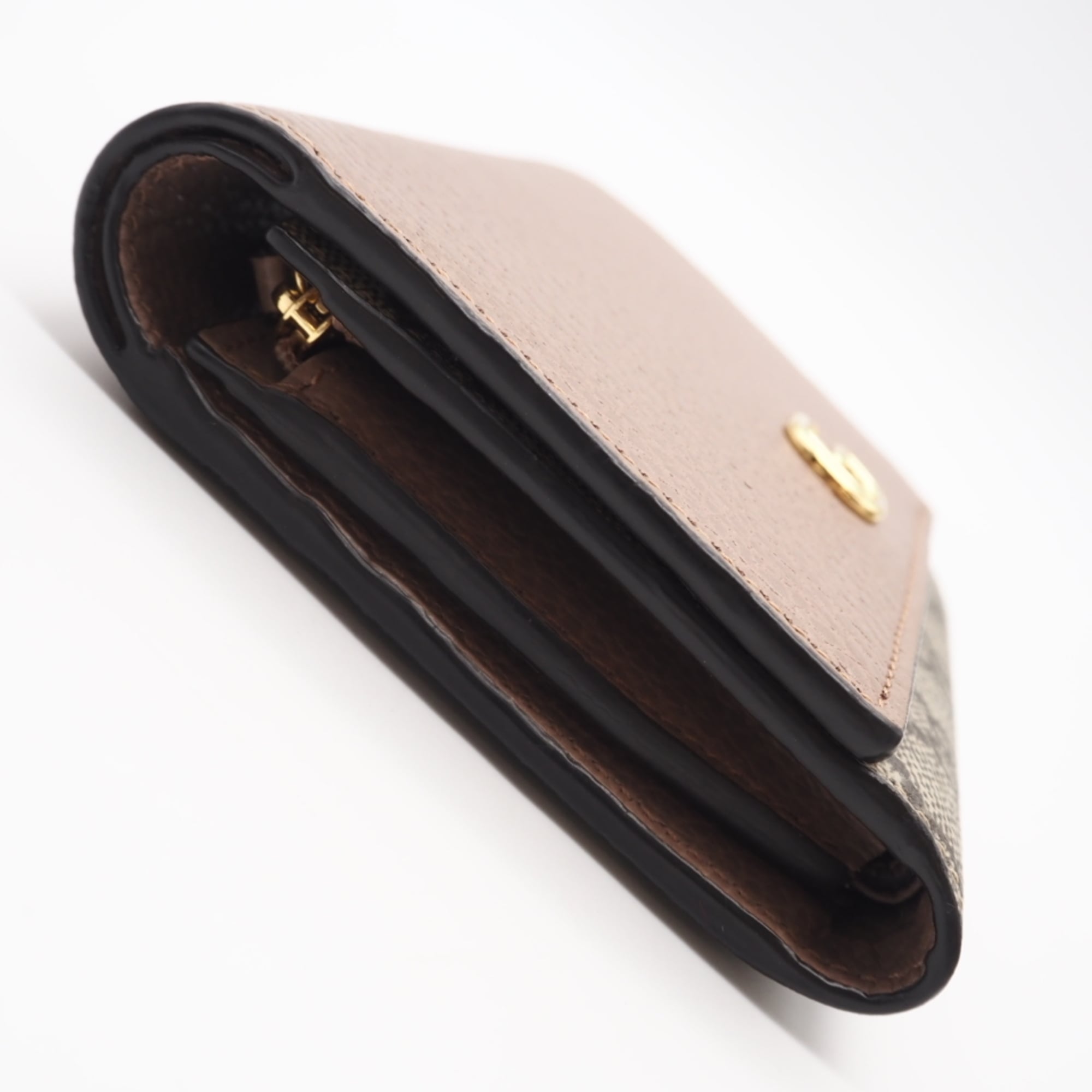 Gucci Gg Supreme Beige Brown Gg Supreme Wallet (Bi-Fold) (Pre-Owned)