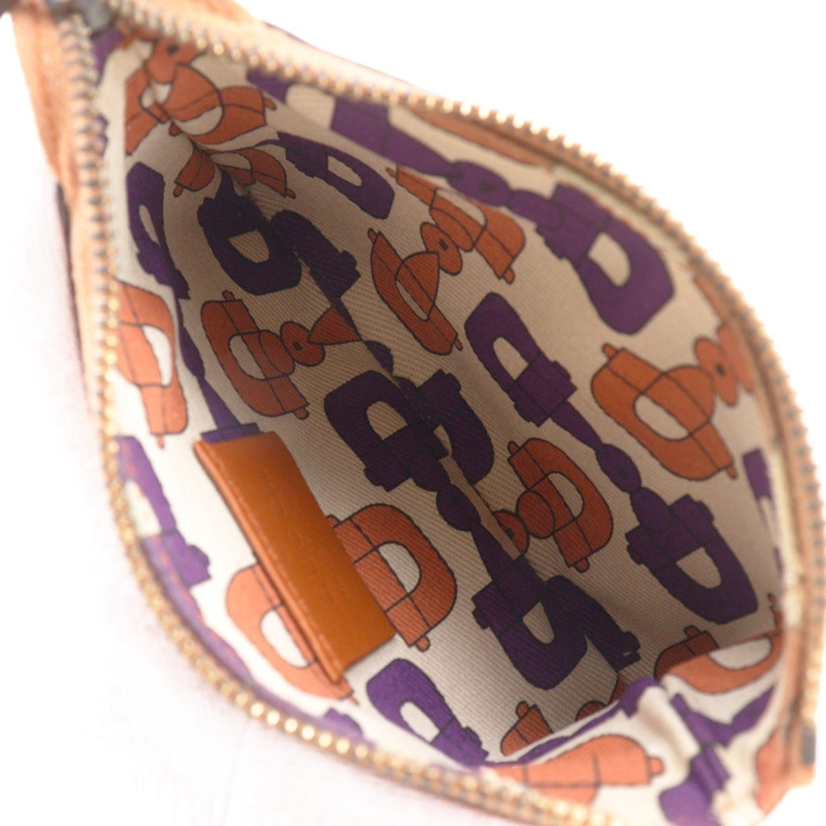 Gucci Brown Leather Pouch (Pre-Owned)