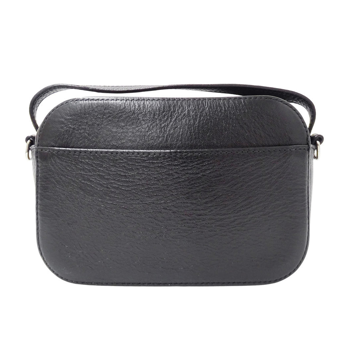 Balenciaga Black Leather Handbag Shoulder Bag (Pre-Owned)