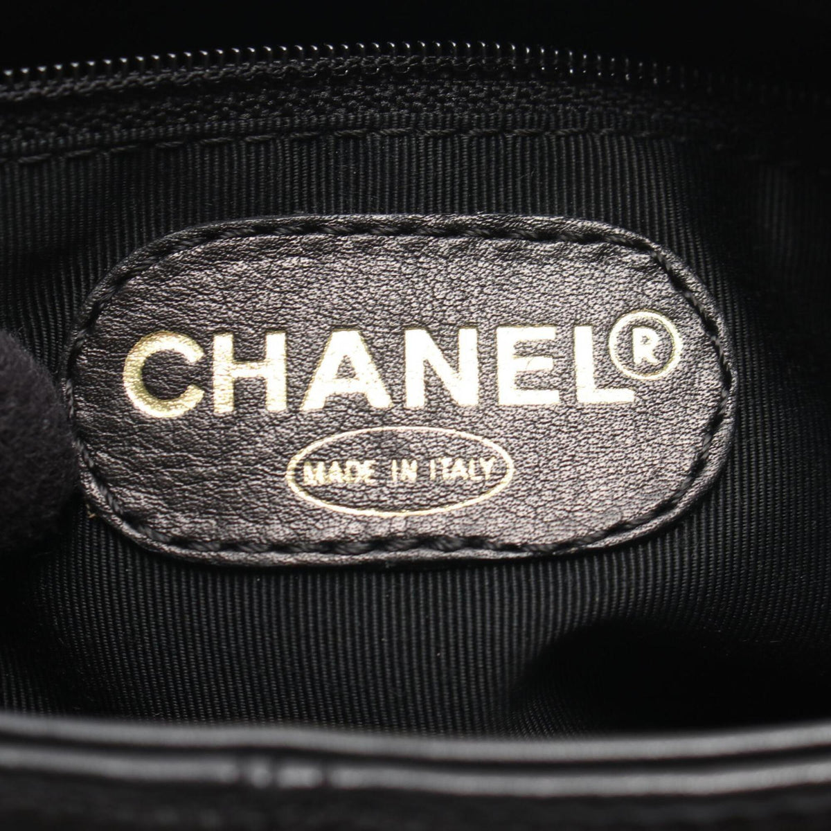 Chanel Black Brown Leather Handbag Tote Bag (Pre-Owned)